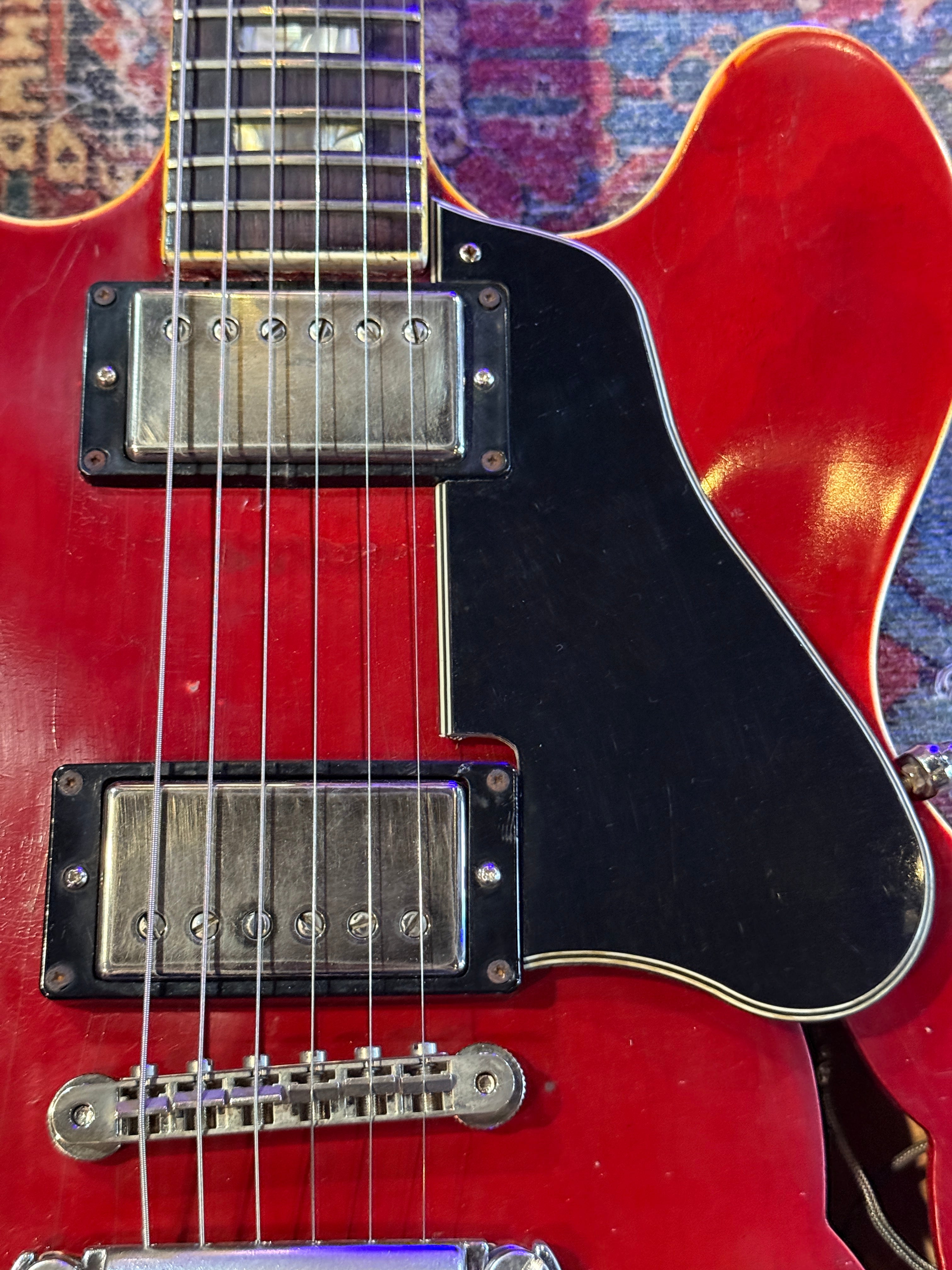 1963 Gibson EB2 ES-335 Conversion - Cherry