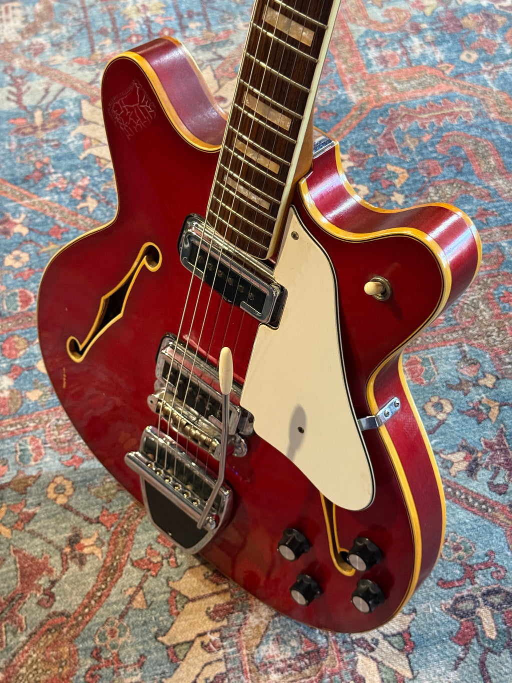 1967 Fender Coronado II with Tremolo, Rosewood Fretboard - Candy Apple Red