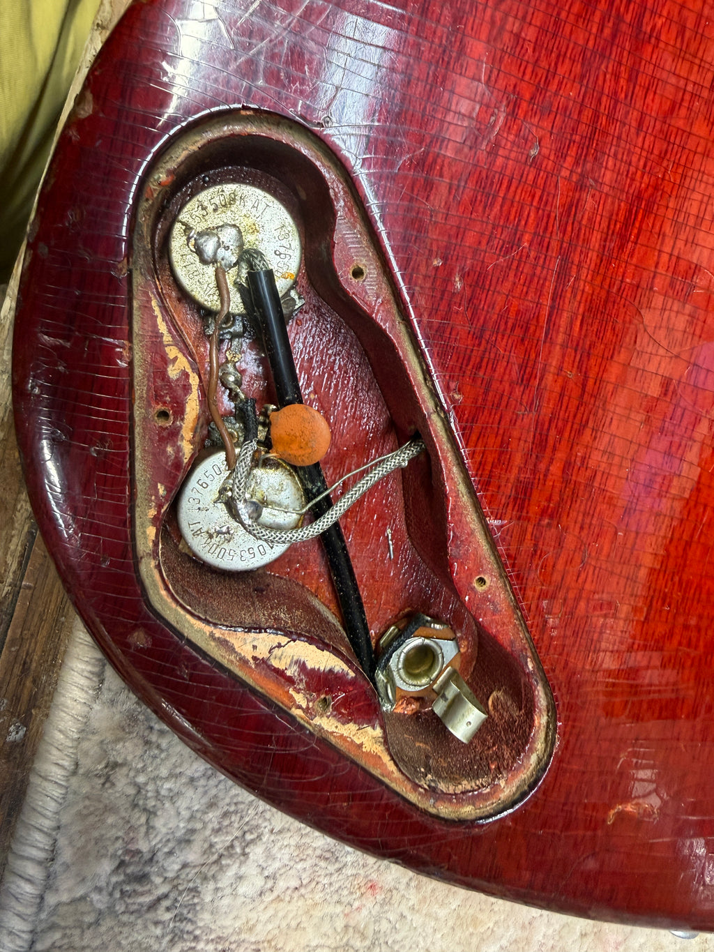 Early 1965 Gibson SG Junior - Cherry - Wide Nut