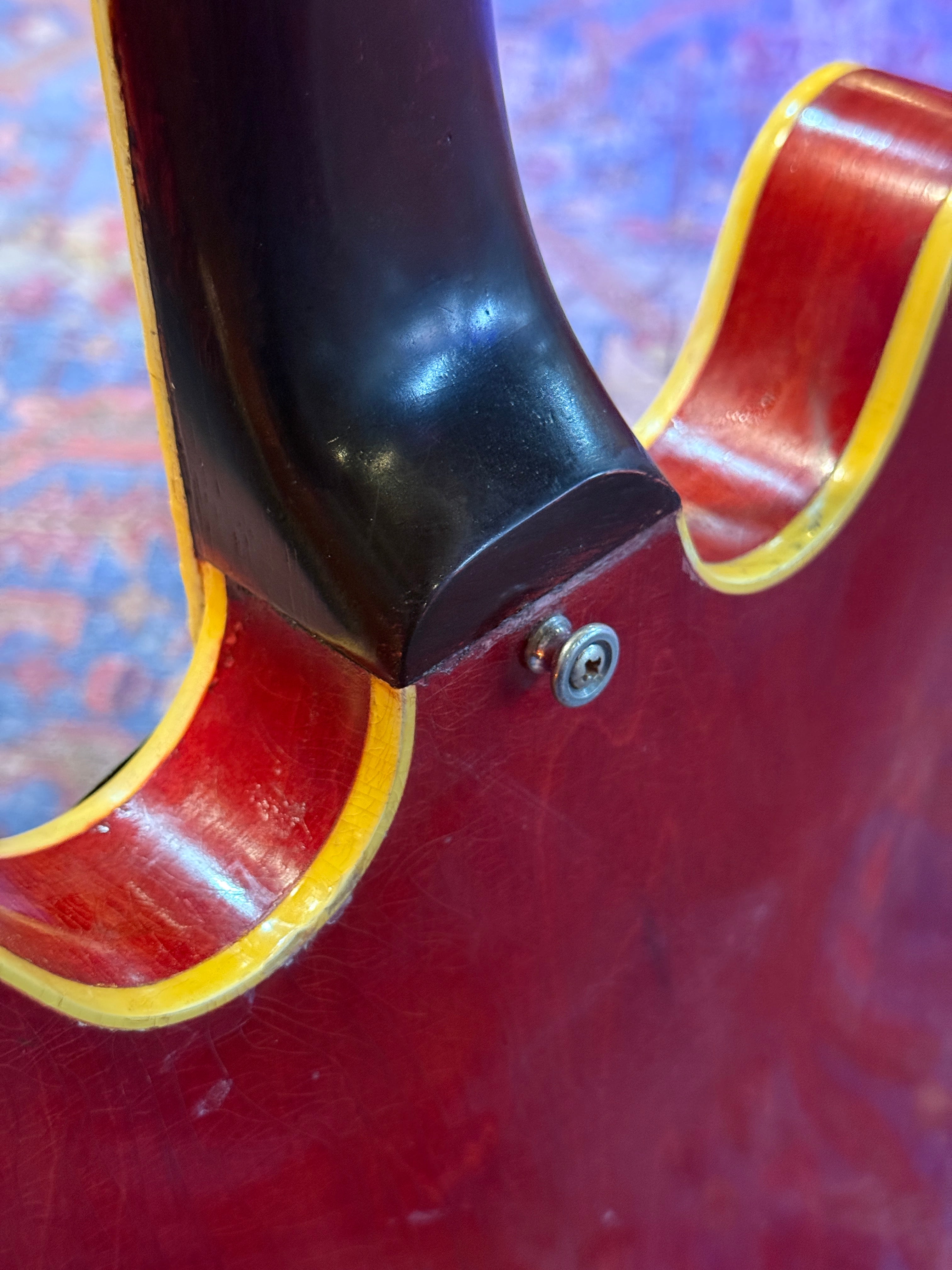 1963 Gibson EB2 ES-335 Conversion - Cherry