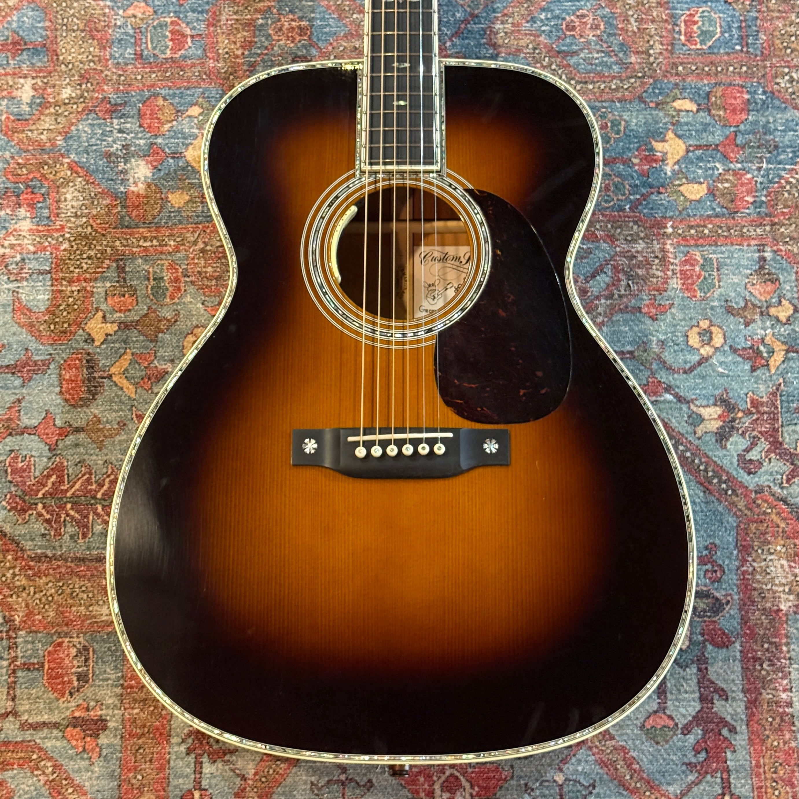 2021 Martin Custom Shop Gruhn 50th Anniversary 0000 Deluxe Style-45 - Shade Top