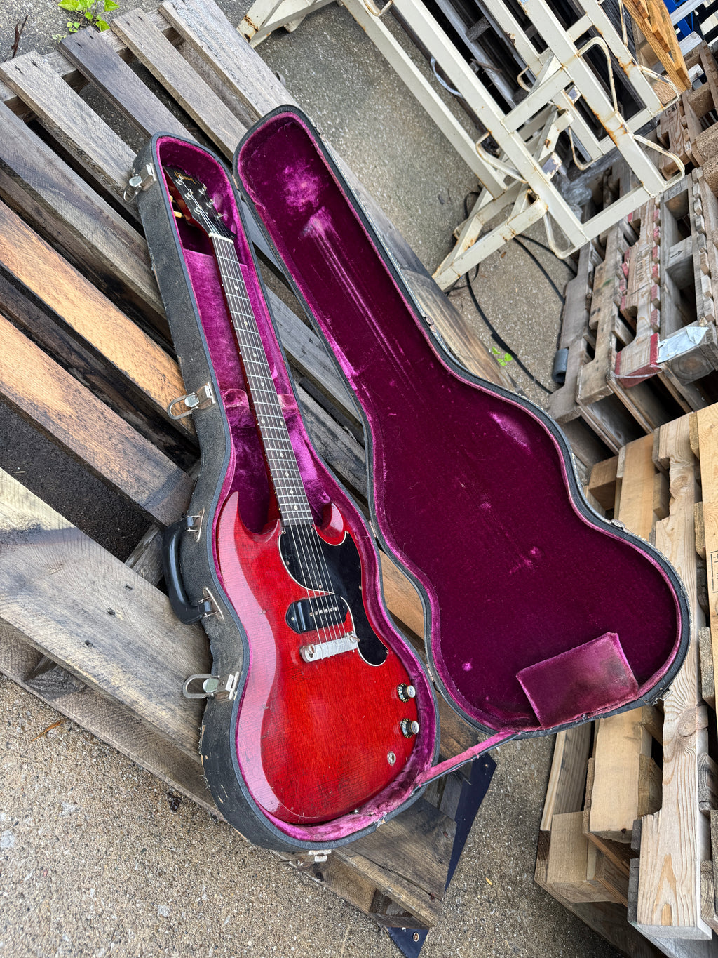 Early 1965 Gibson SG Junior - Cherry - Wide Nut