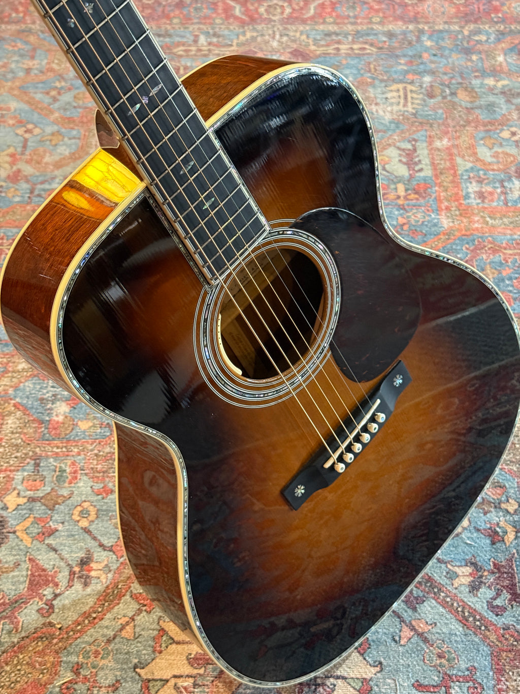 2021 Martin Custom Shop Gruhn 50th Anniversary 0000 Deluxe Style-45 - Shade Top