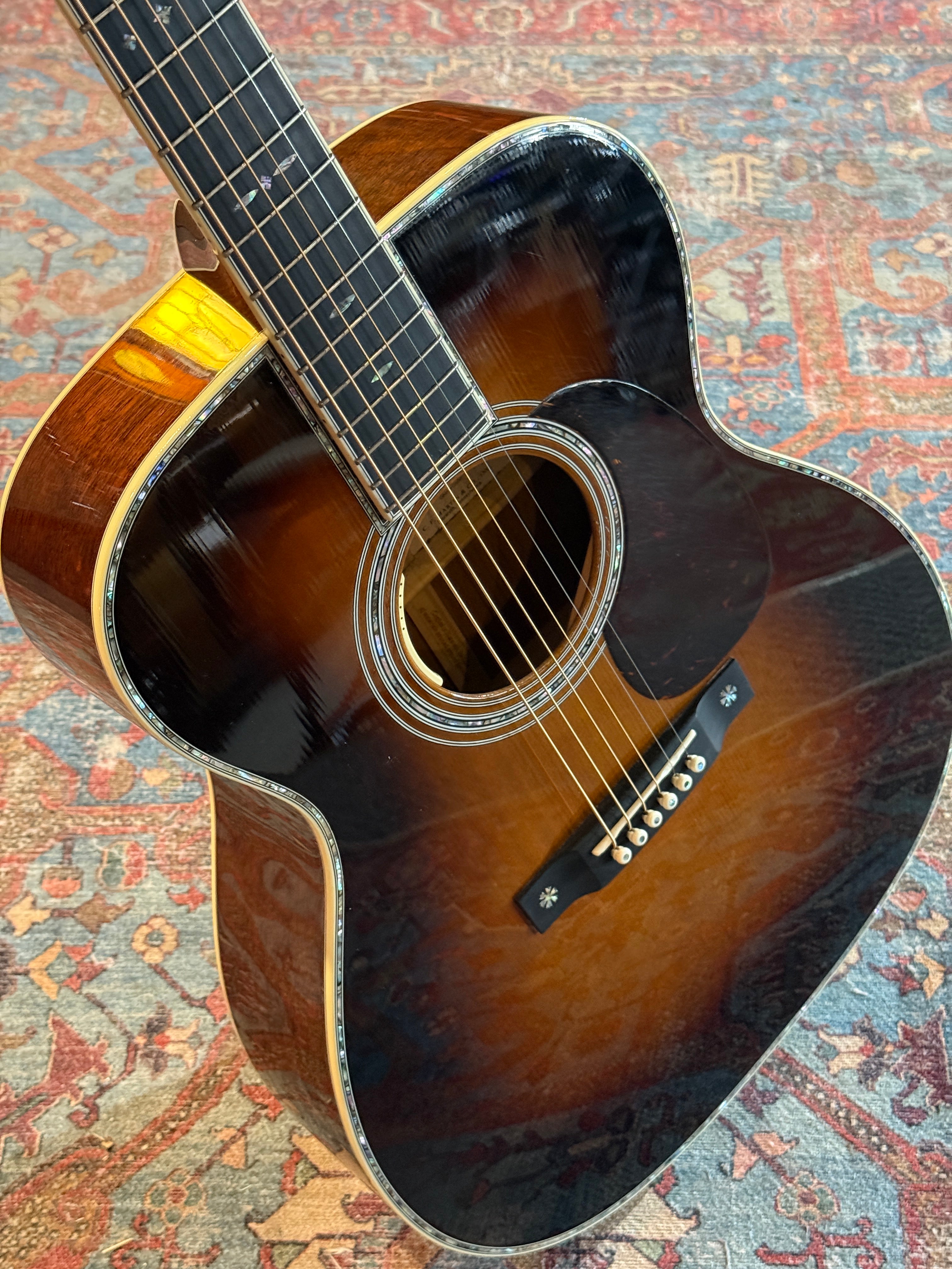 2021 Martin Custom Shop Gruhn 50th Anniversary 0000 Deluxe Style-45 - Shade Top
