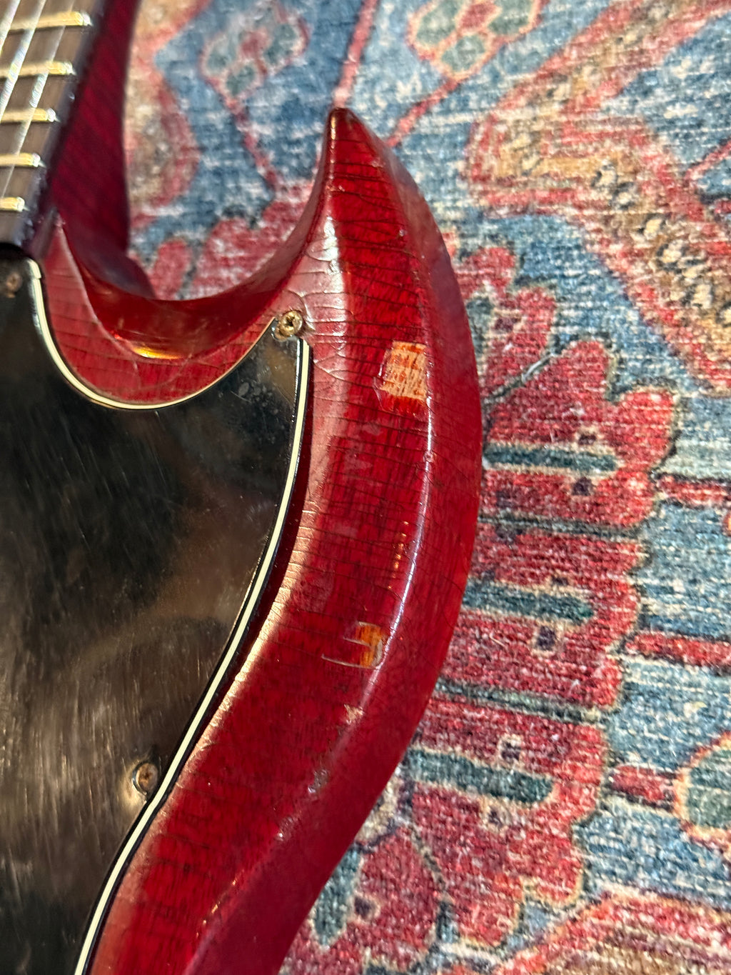 Early 1965 Gibson SG Junior - Cherry - Wide Nut