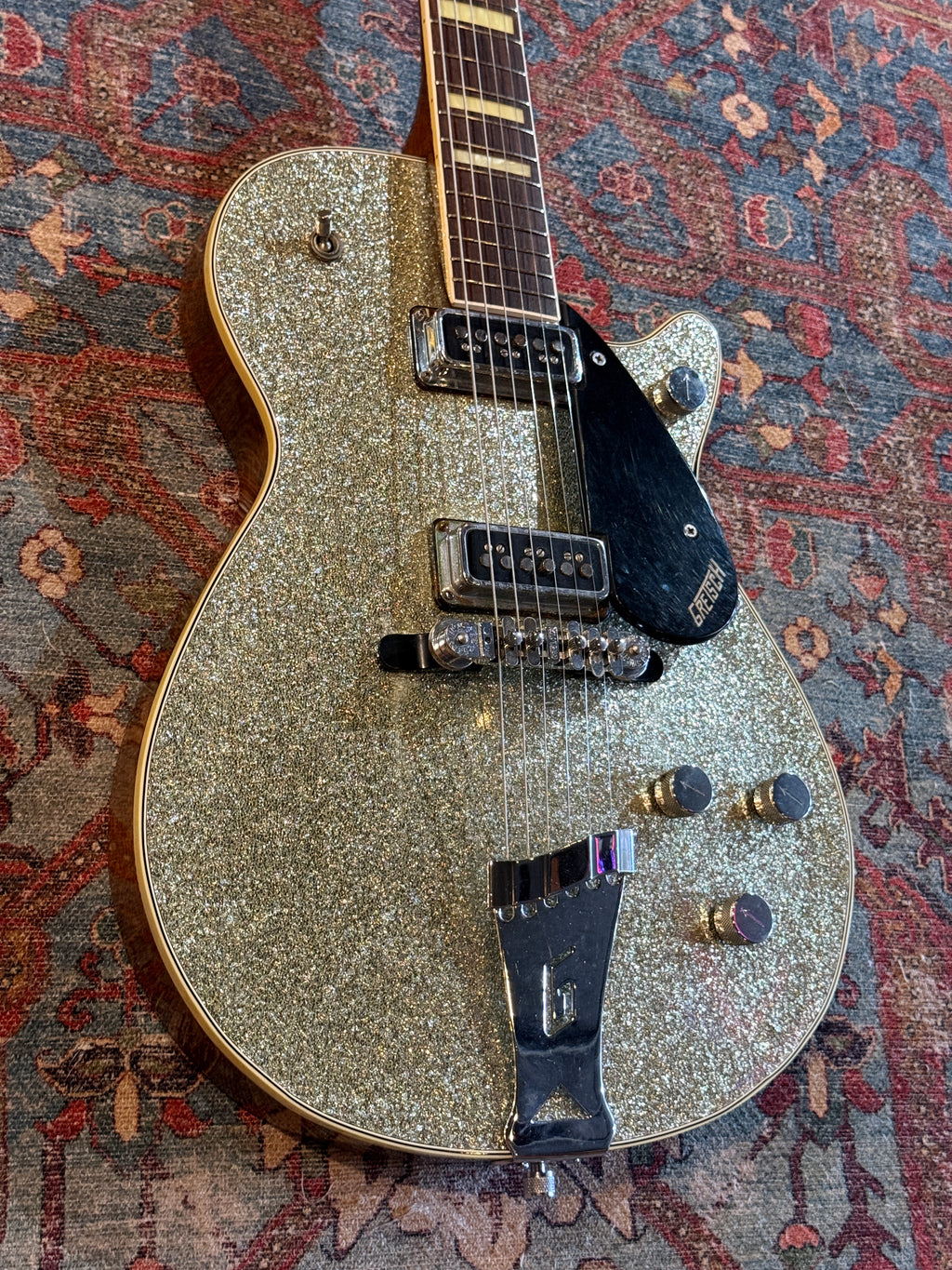 1956 Gretsch 6129 Silver Jet - Silver Sparkle