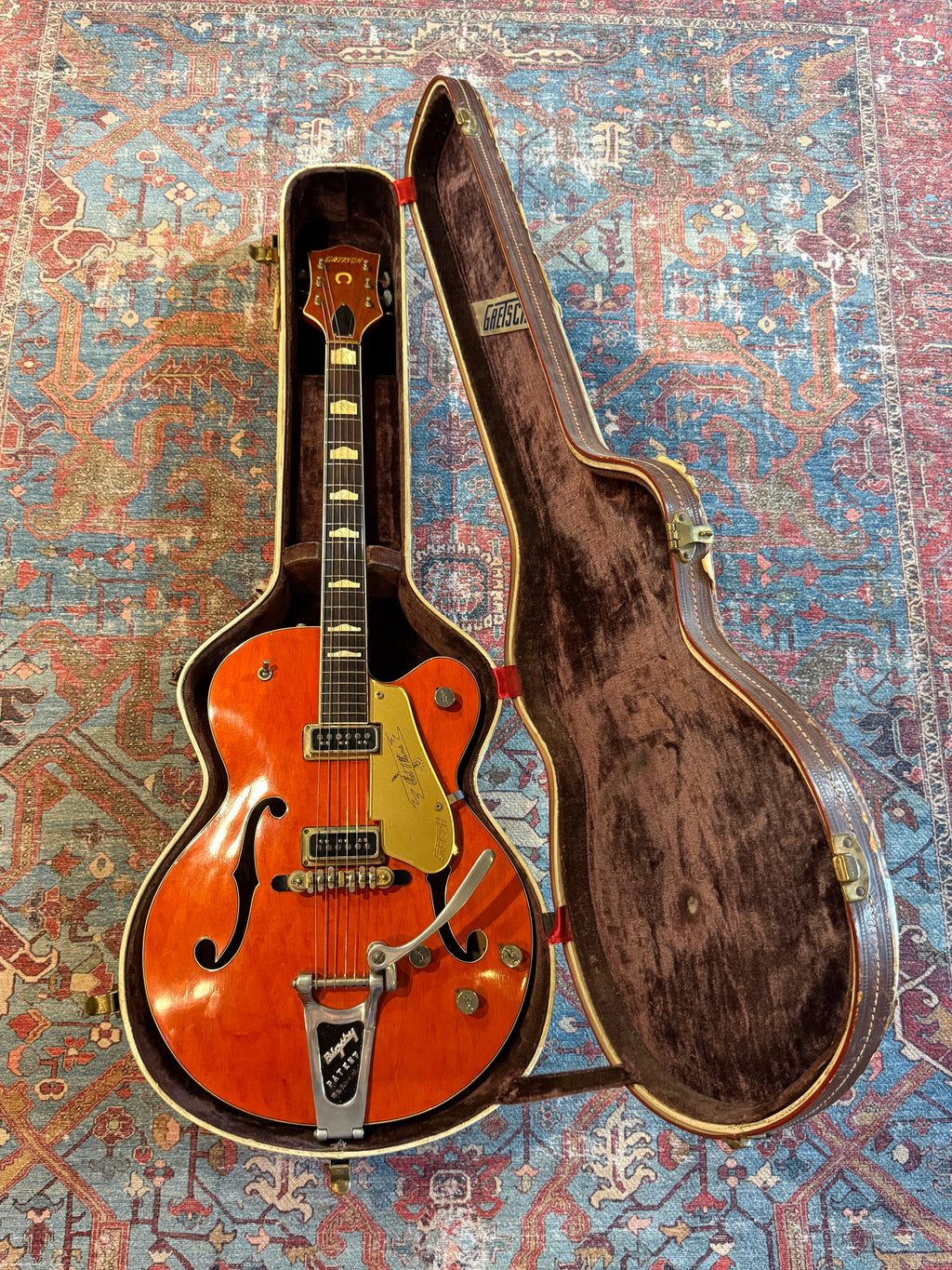1957 Gretsch 6120 Chet Atkins Hollow Body - Orange