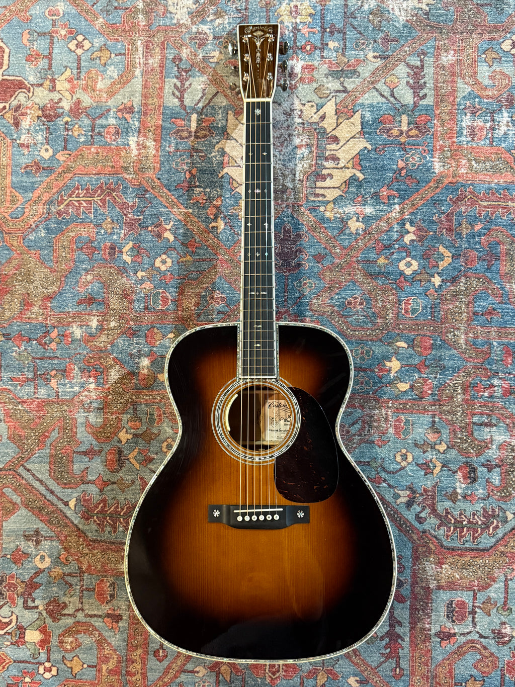 2021 Martin Custom Shop Gruhn 50th Anniversary 0000 Deluxe Style-45 - Shade Top
