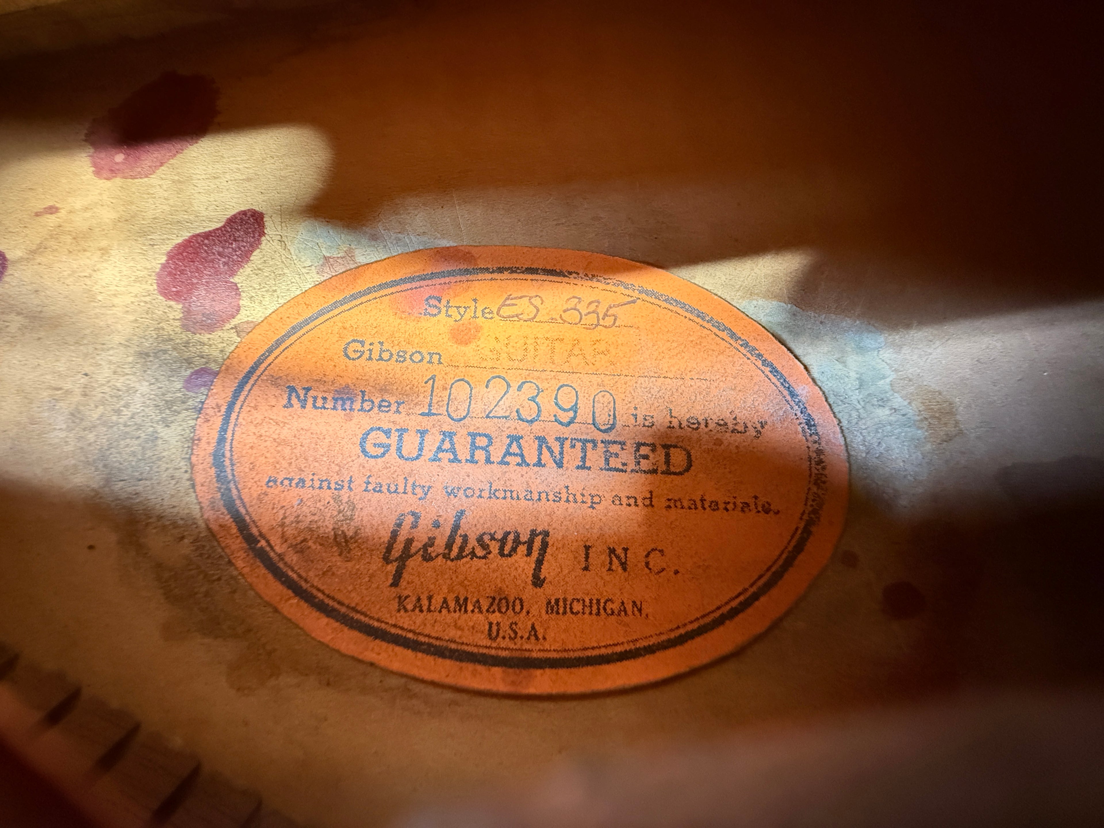 1963 Gibson EB2 ES-335 Conversion - Cherry