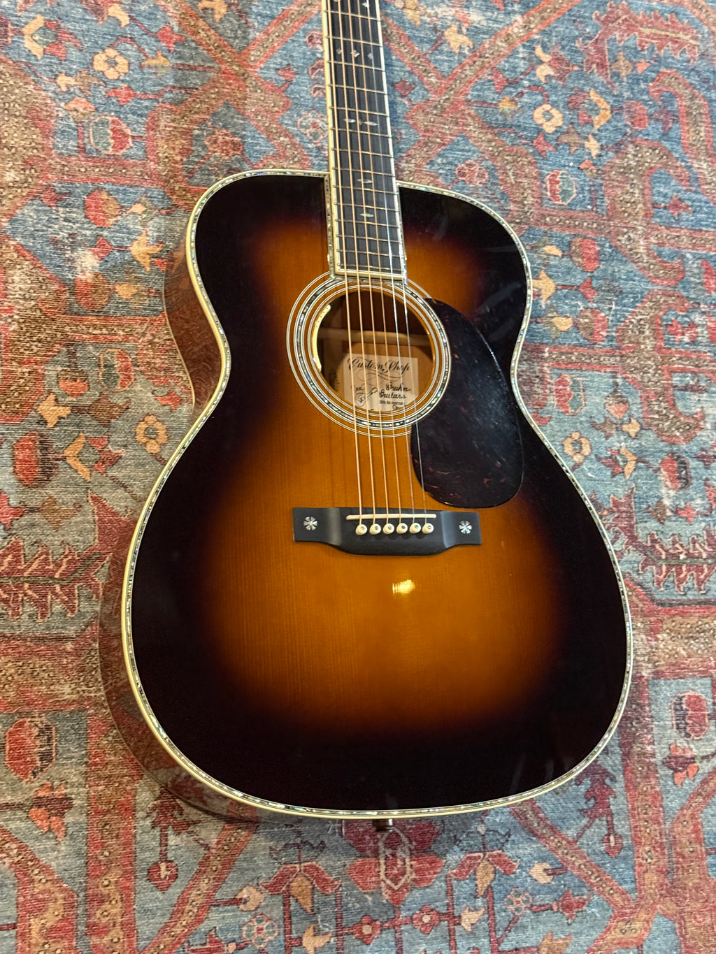 2021 Martin Custom Shop Gruhn 50th Anniversary 0000 Deluxe Style-45 - Shade Top
