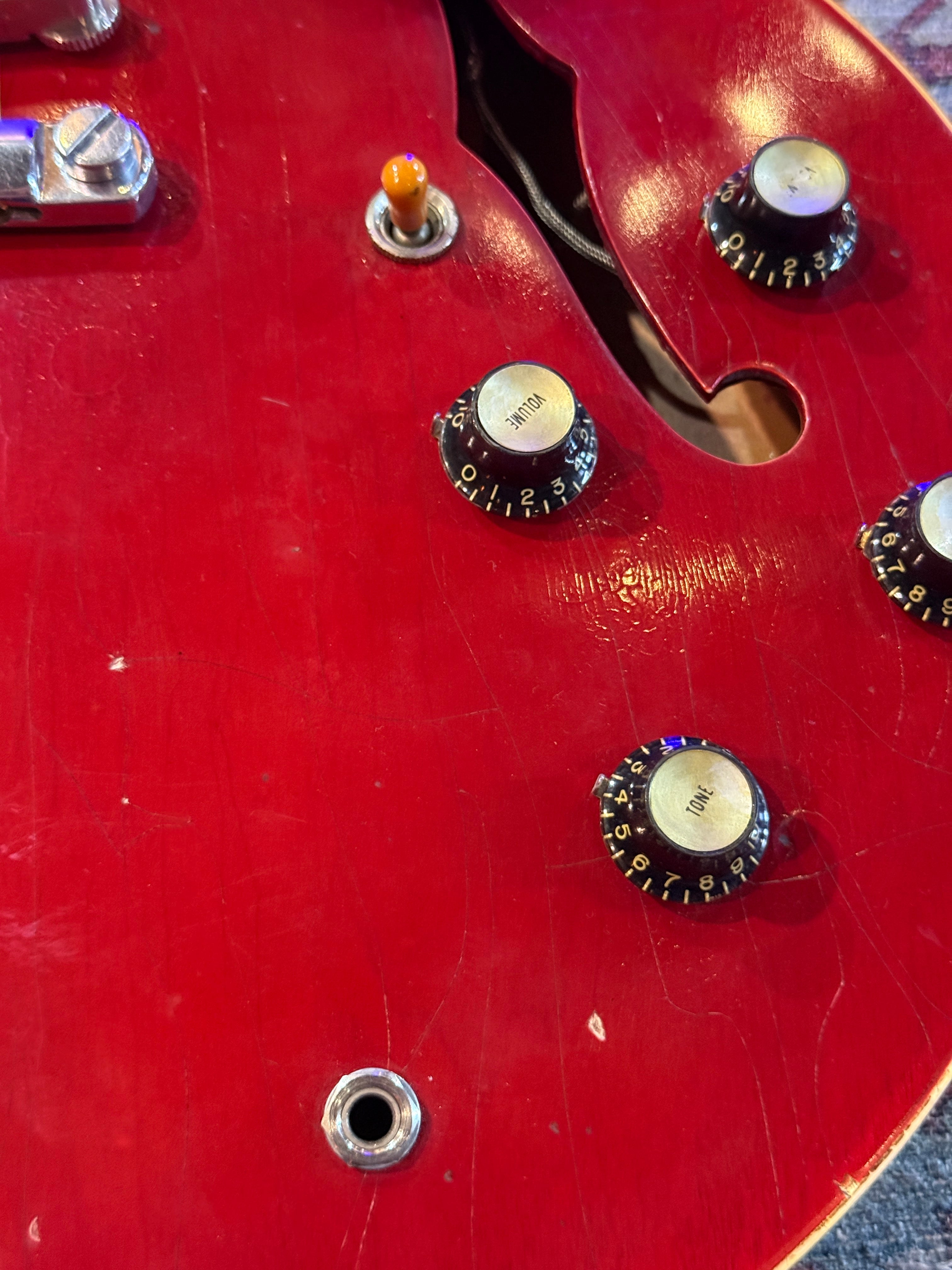 1963 Gibson EB2 ES-335 Conversion - Cherry