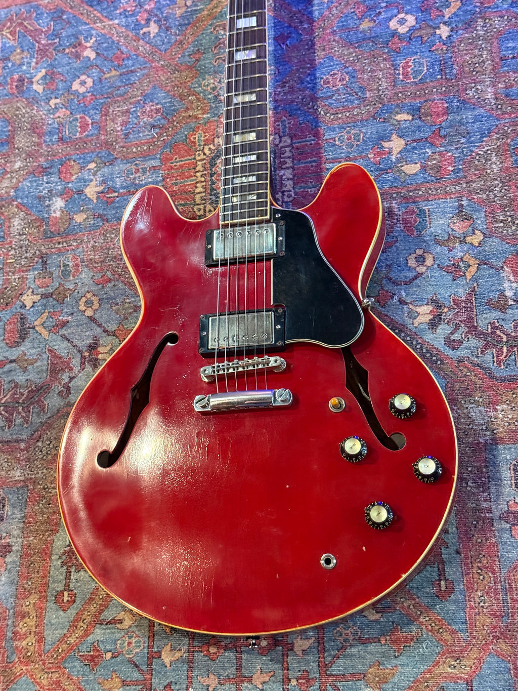 1963 Gibson EB2 ES-335 Conversion - Cherry