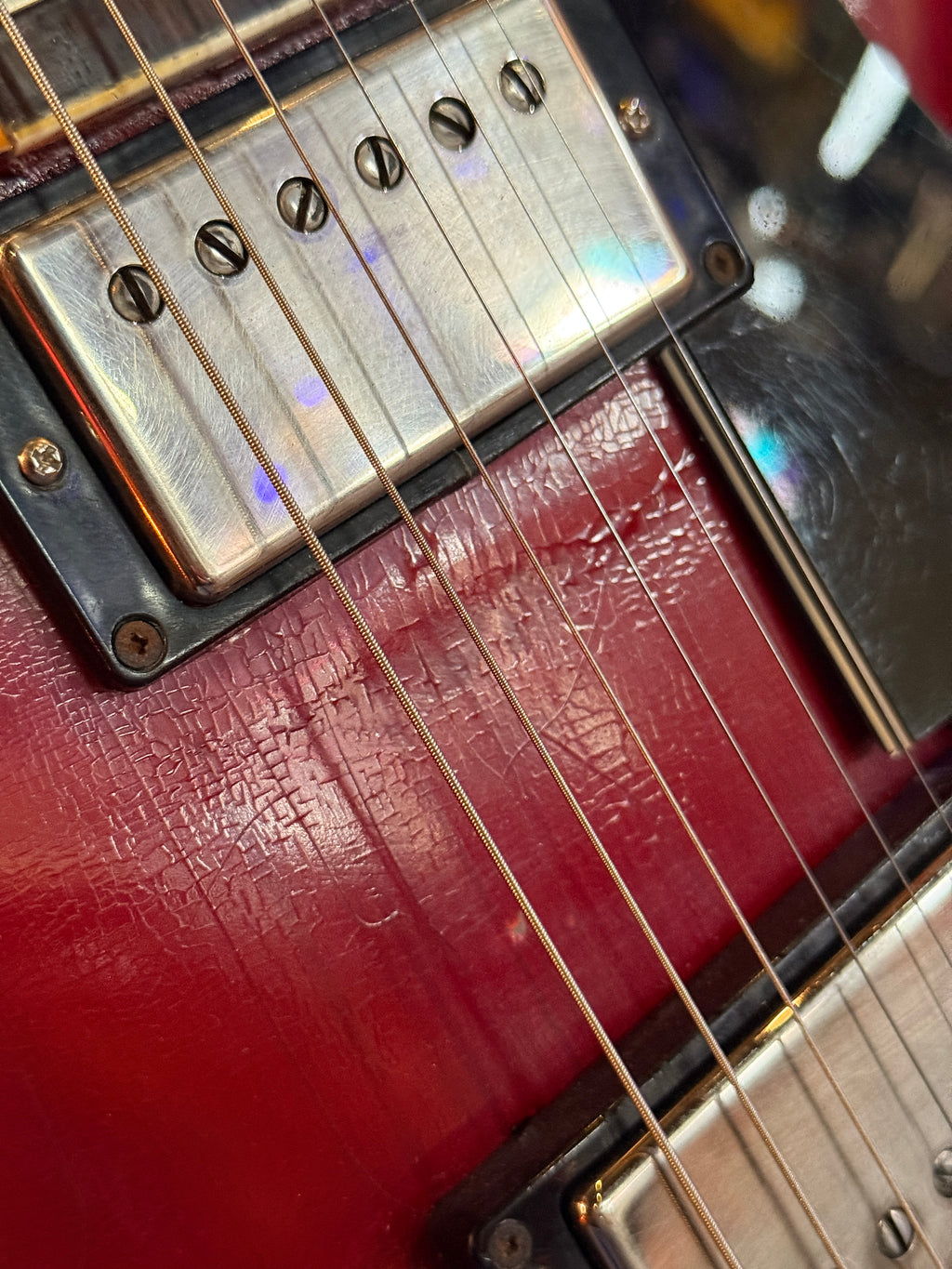 1963 Gibson EB2 ES-335 Conversion - Cherry