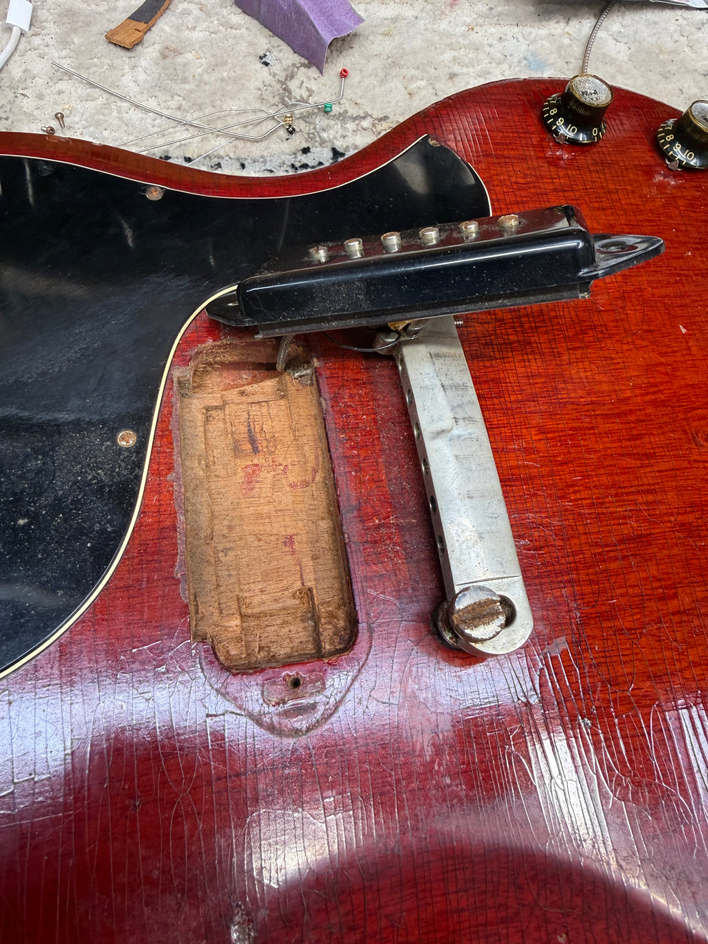Early 1965 Gibson SG Junior - Cherry - Wide Nut