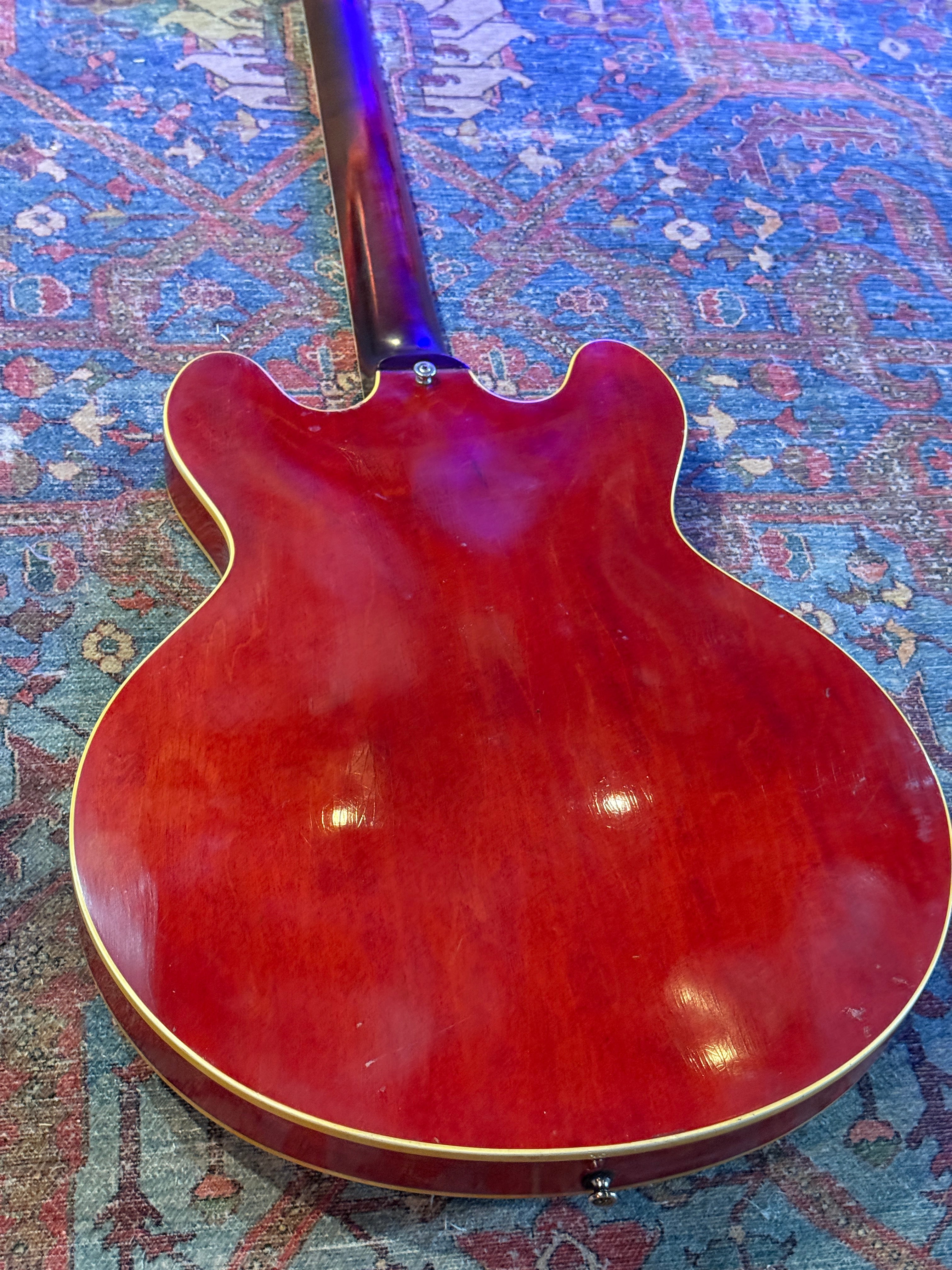 1963 Gibson EB2 ES-335 Conversion - Cherry