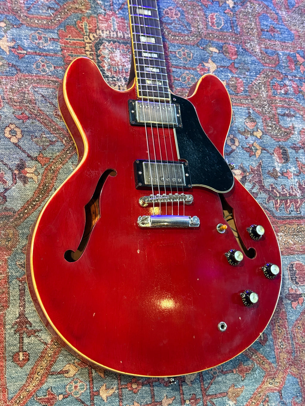 1963 Gibson EB2 ES-335 Conversion - Cherry