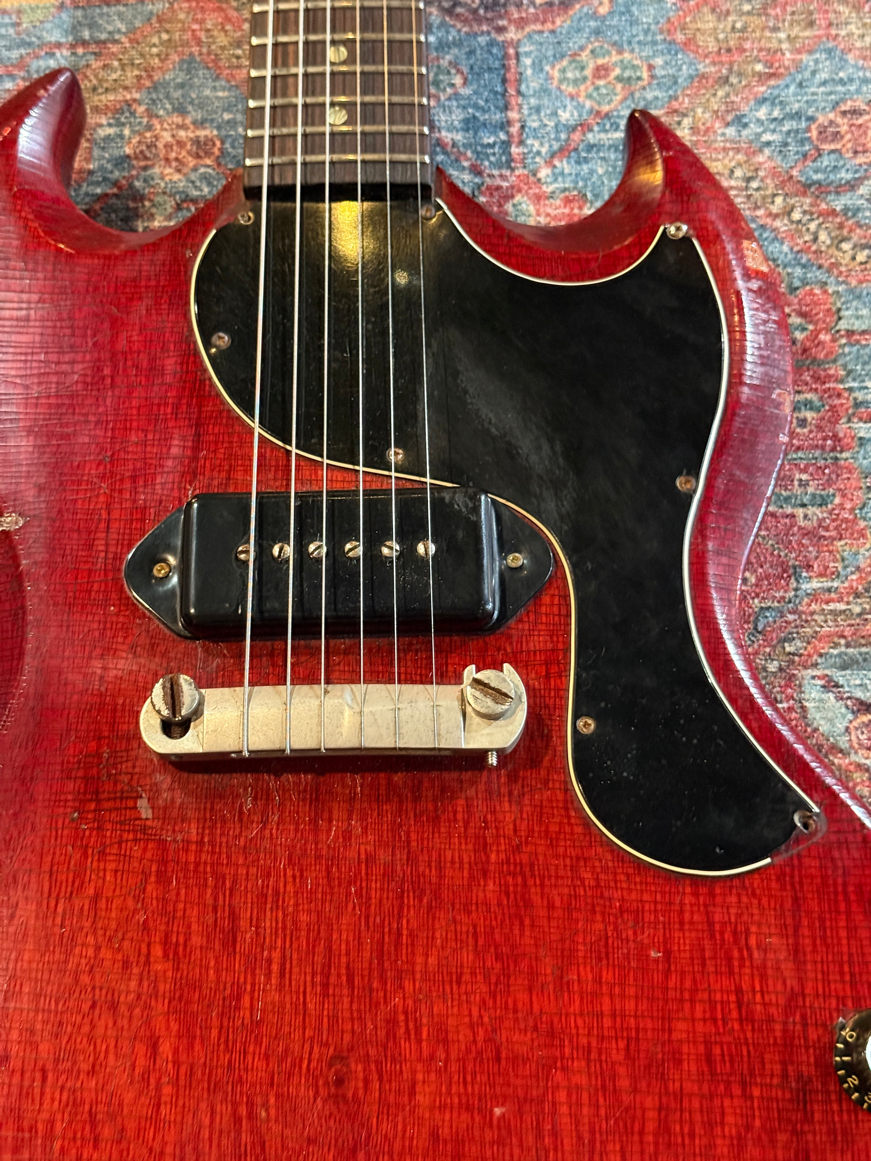 Early 1965 Gibson SG Junior - Cherry - Wide Nut
