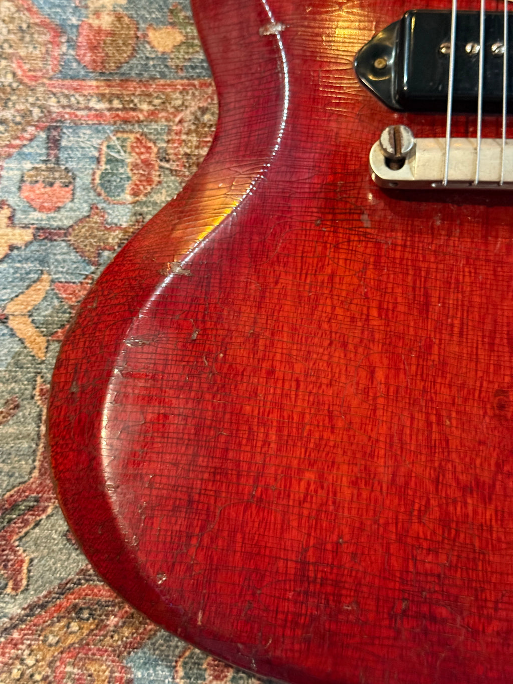 Early 1965 Gibson SG Junior - Cherry - Wide Nut