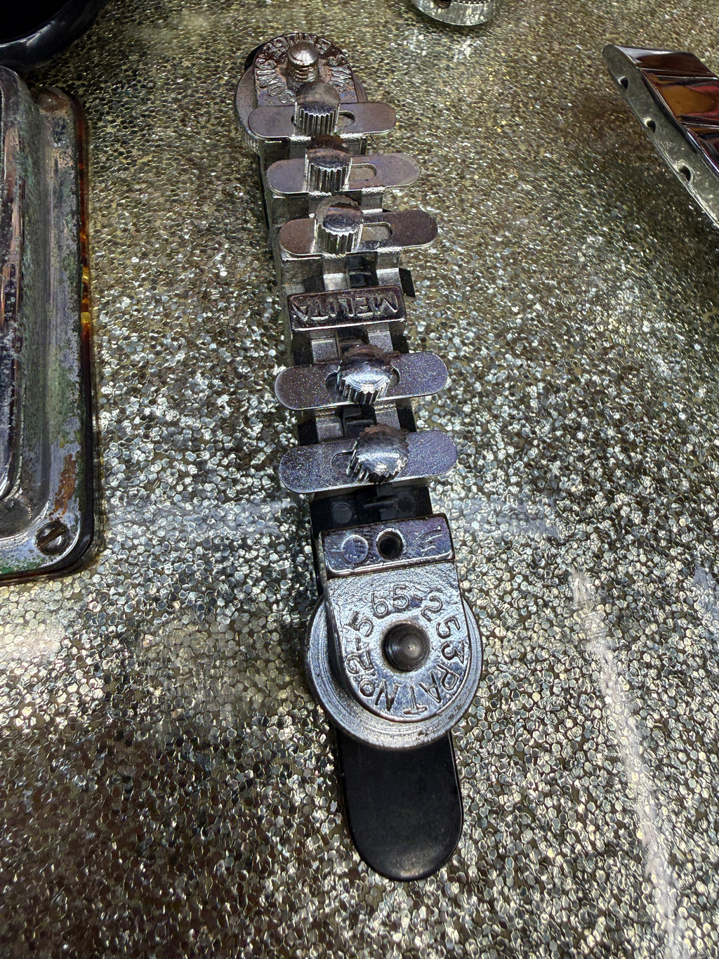 1956 Gretsch 6129 Silver Jet - Silver Sparkle