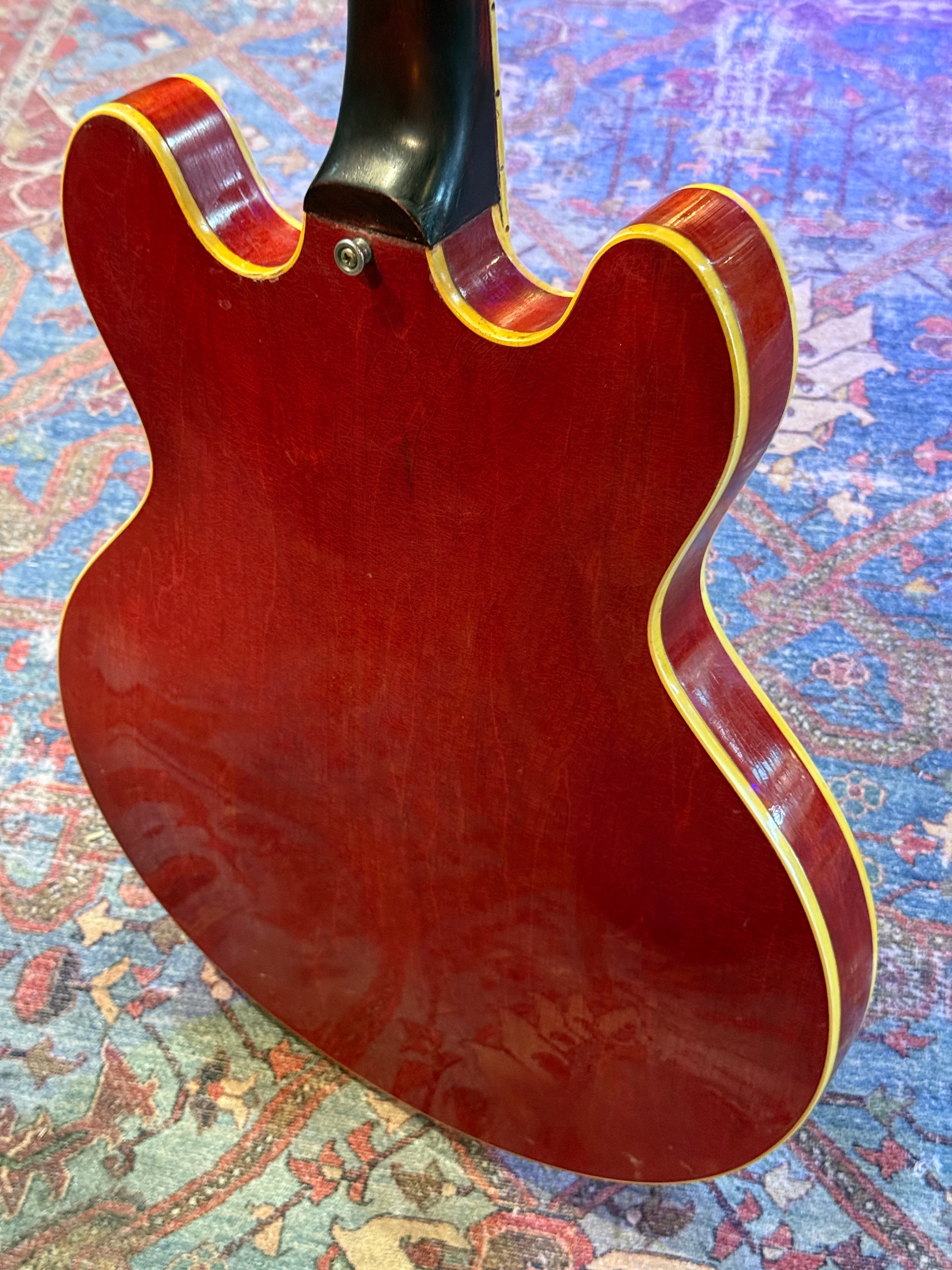 1963 Gibson EB2 ES-335 Conversion - Cherry