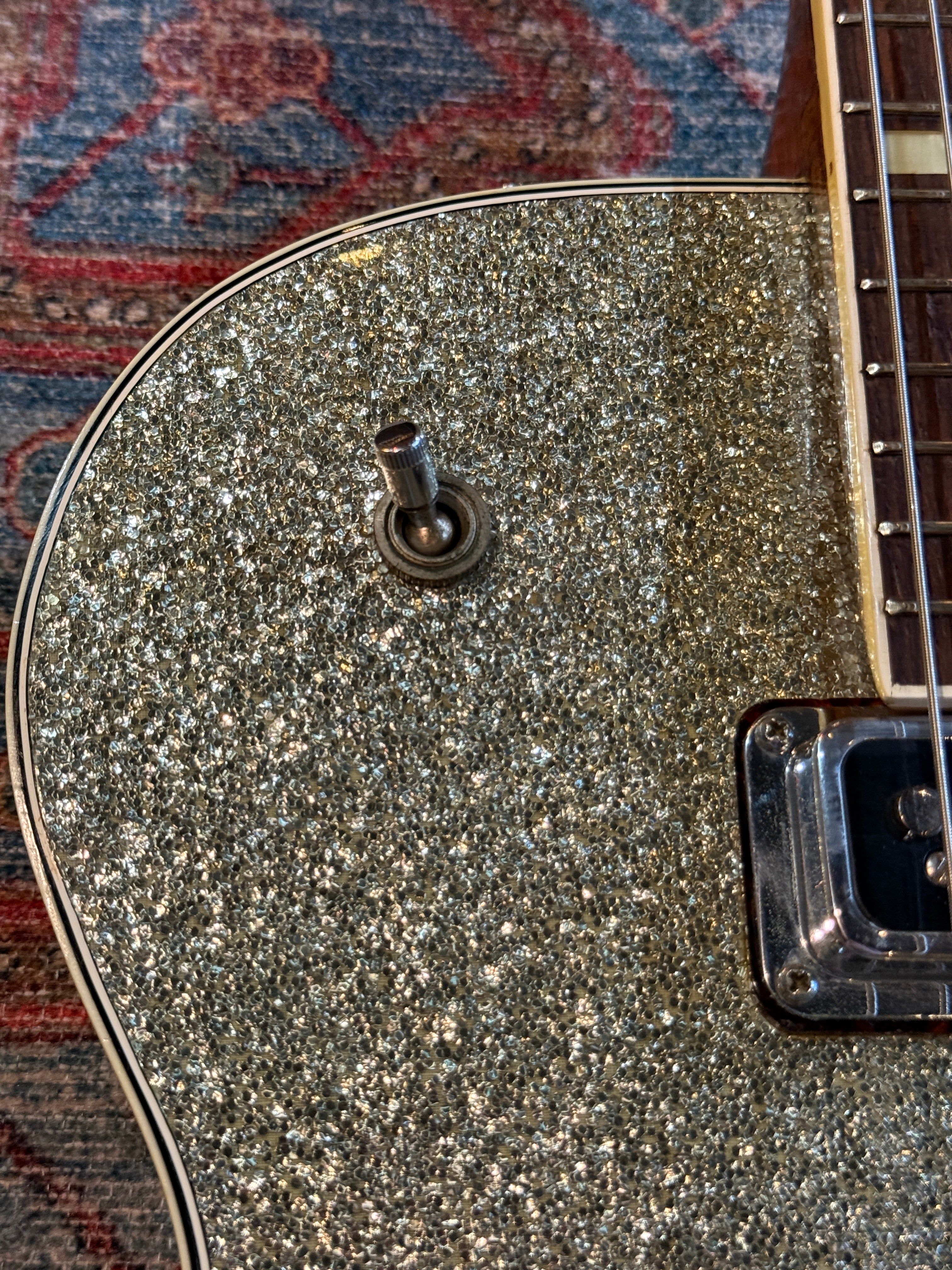 1956 Gretsch 6129 Silver Jet - Silver Sparkle