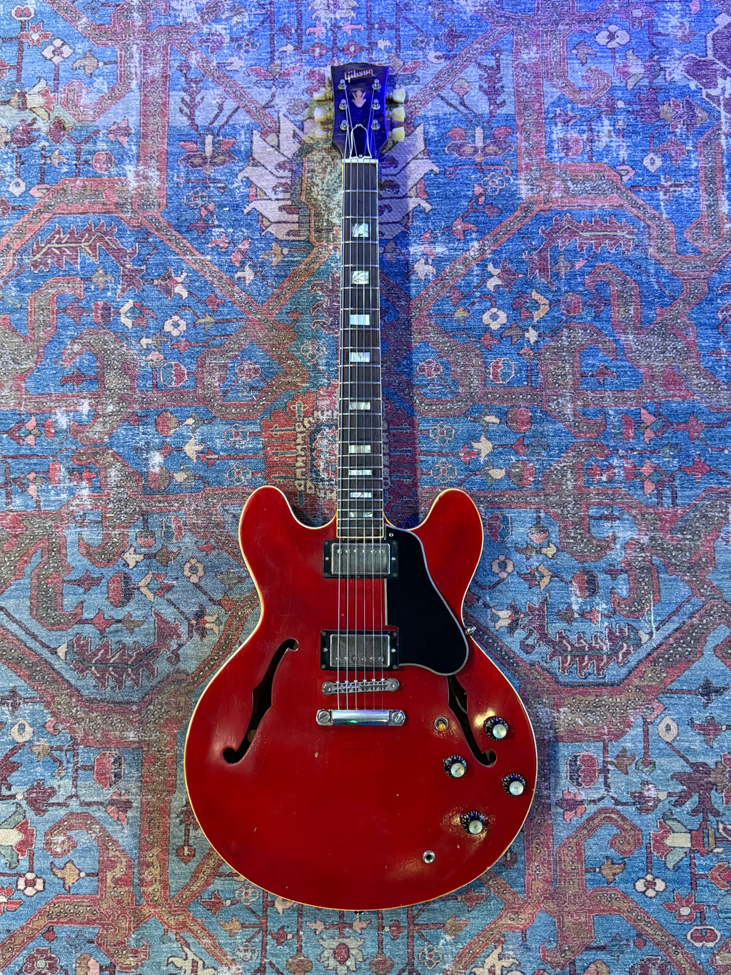 1963 Gibson EB2 ES-335 Conversion - Cherry