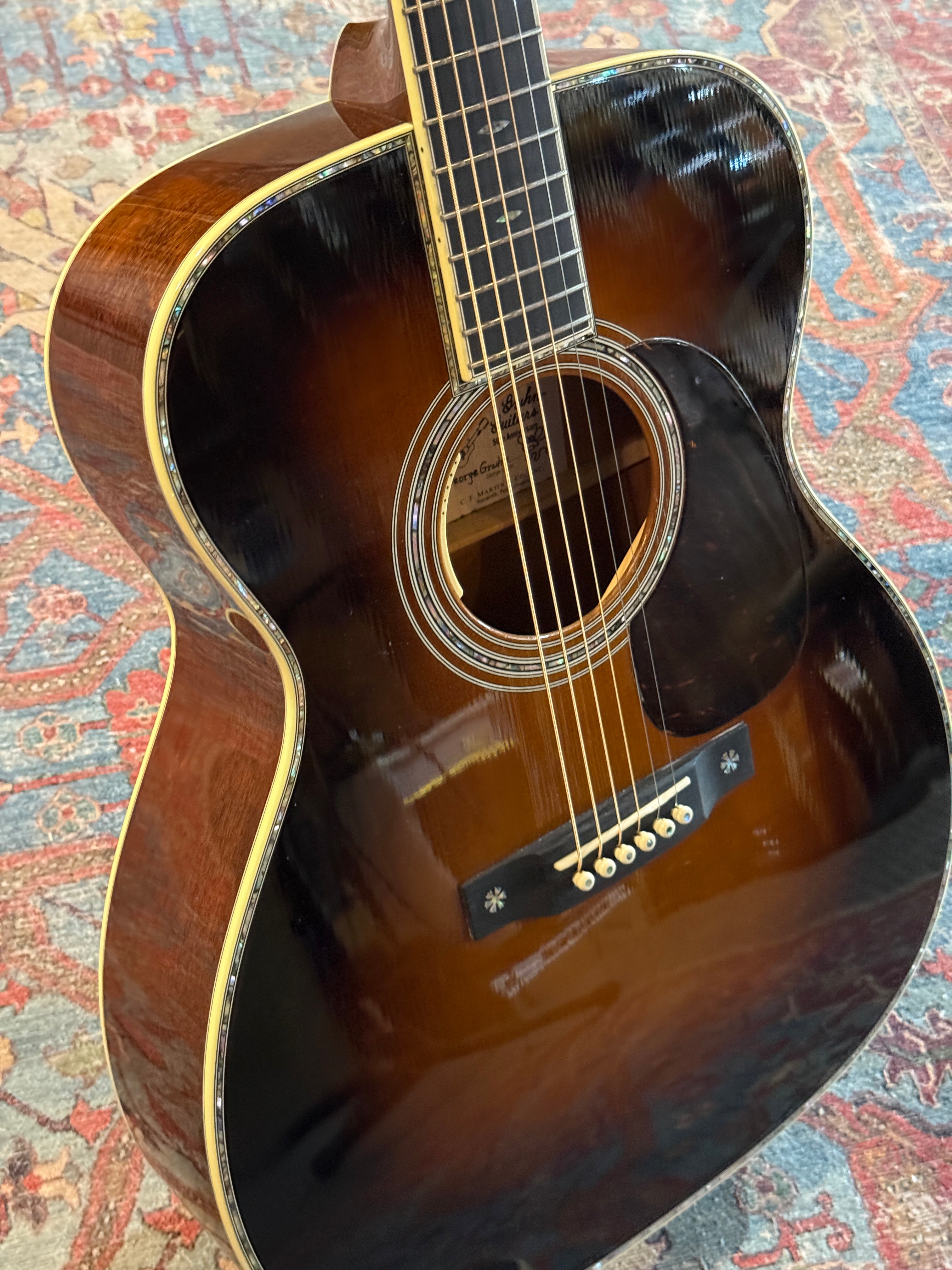 2021 Martin Custom Shop Gruhn 50th Anniversary 0000 Deluxe Style-45 - Shade Top