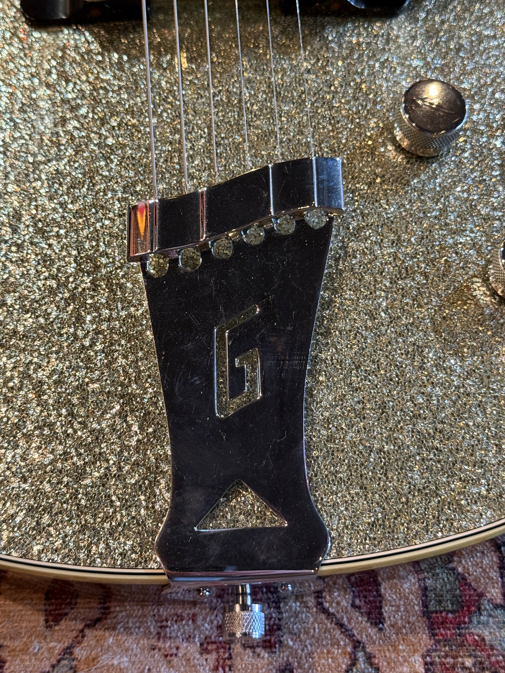 1956 Gretsch 6129 Silver Jet - Silver Sparkle