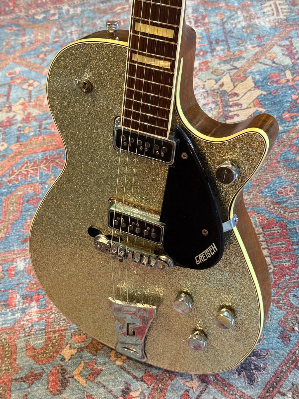 1956 Gretsch 6129 Silver Jet - Silver Sparkle