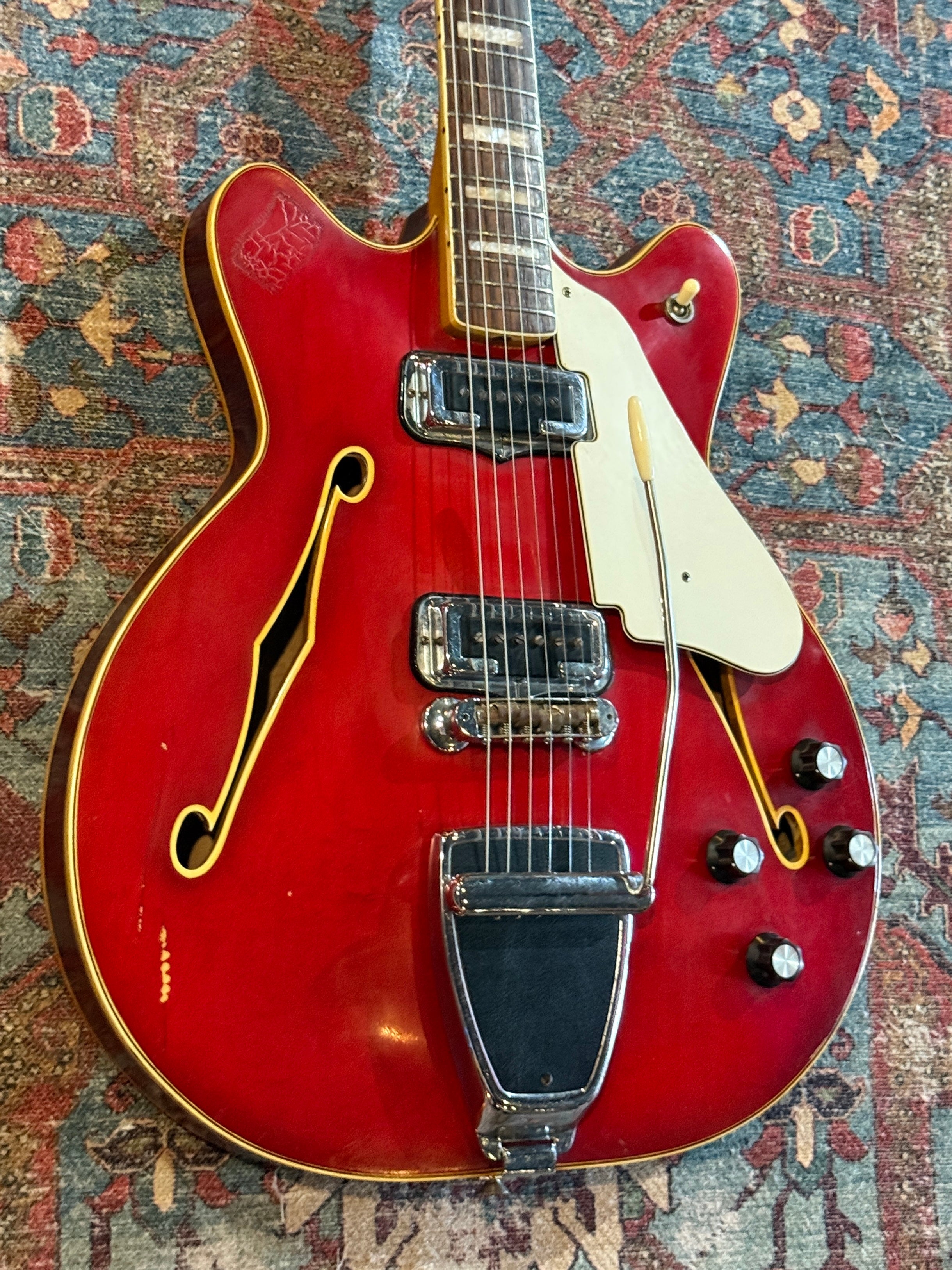 1967 Fender Coronado II with Tremolo, Rosewood Fretboard - Candy