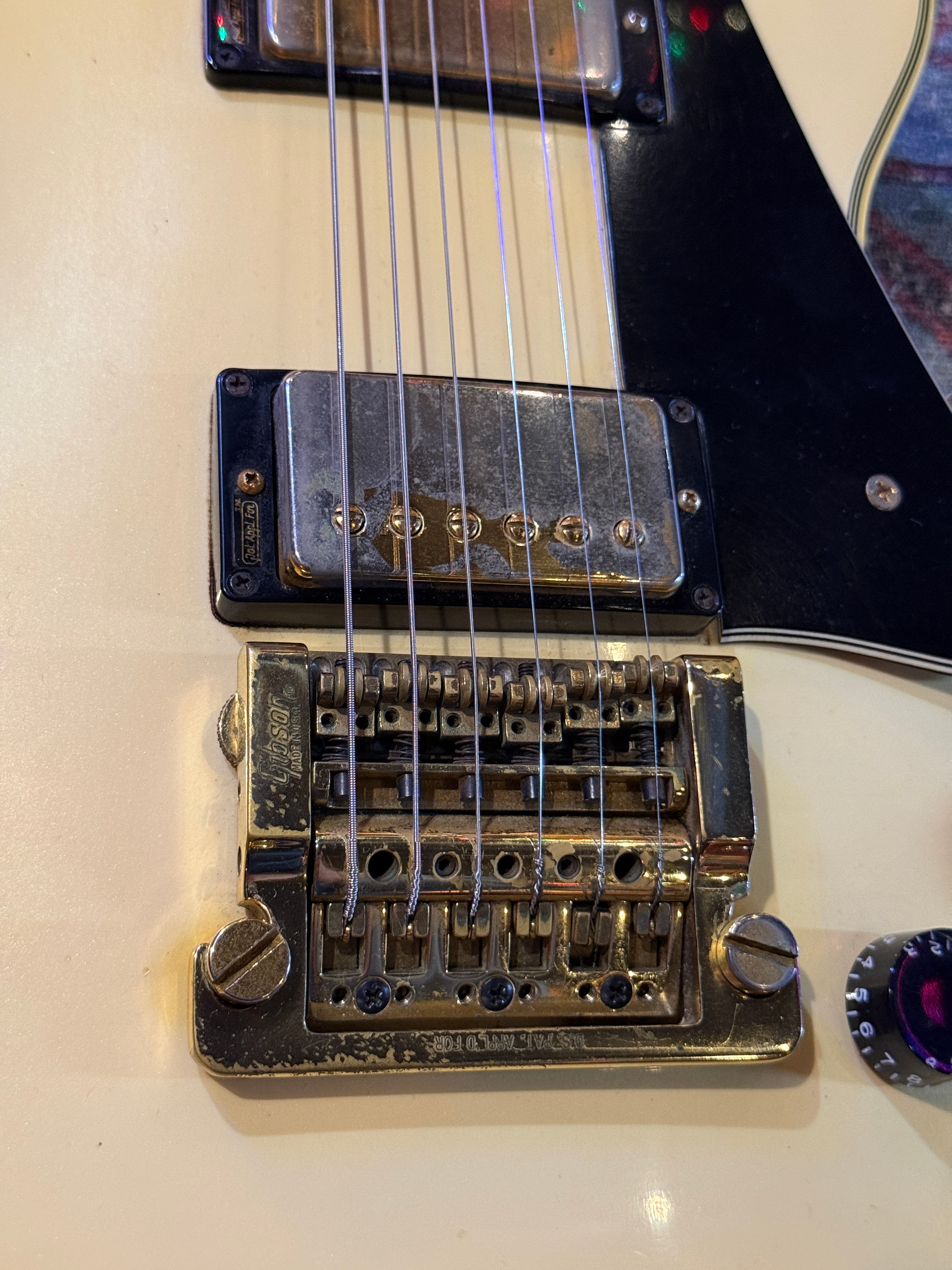 1984 Gibson Les Paul Custom with Kahler Tremolo - Metallic Pearl White