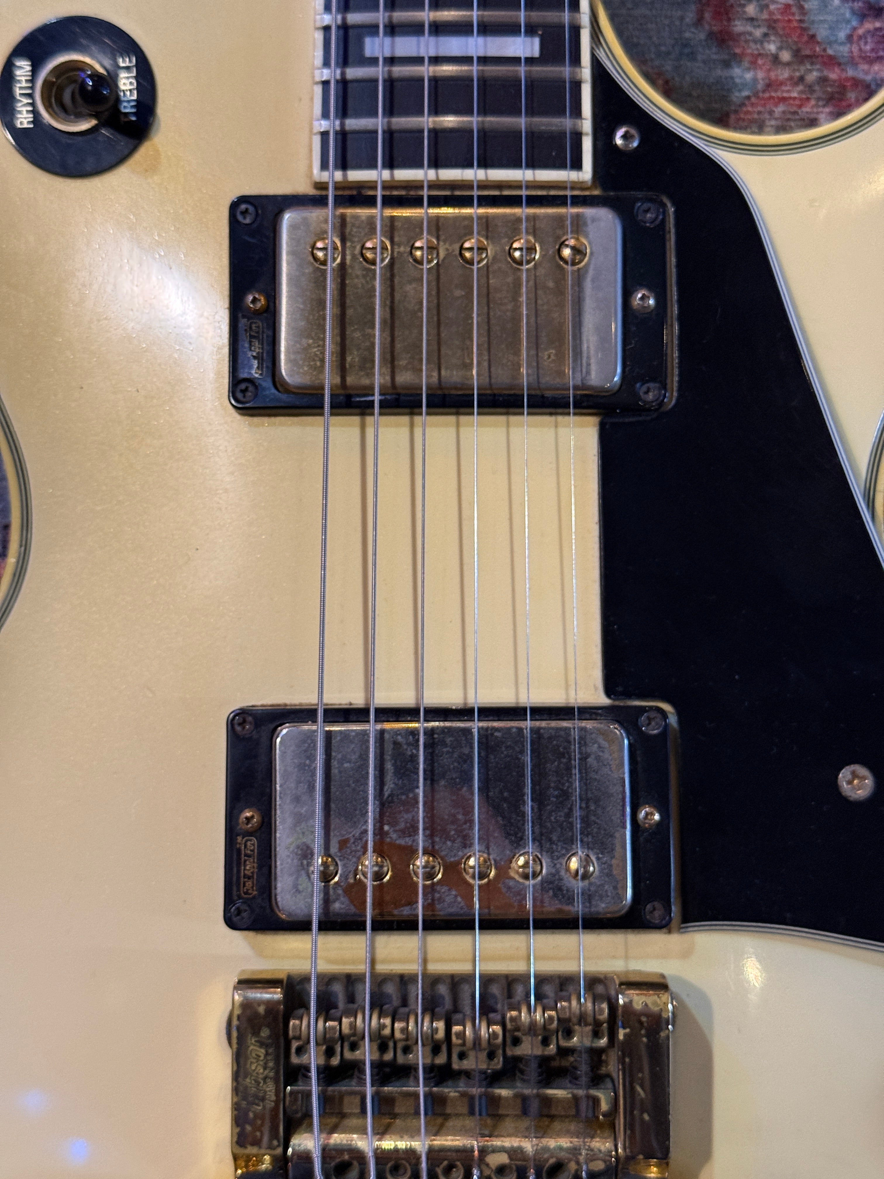 1984 Gibson Les Paul Custom with Kahler Tremolo - Metallic Pearl White