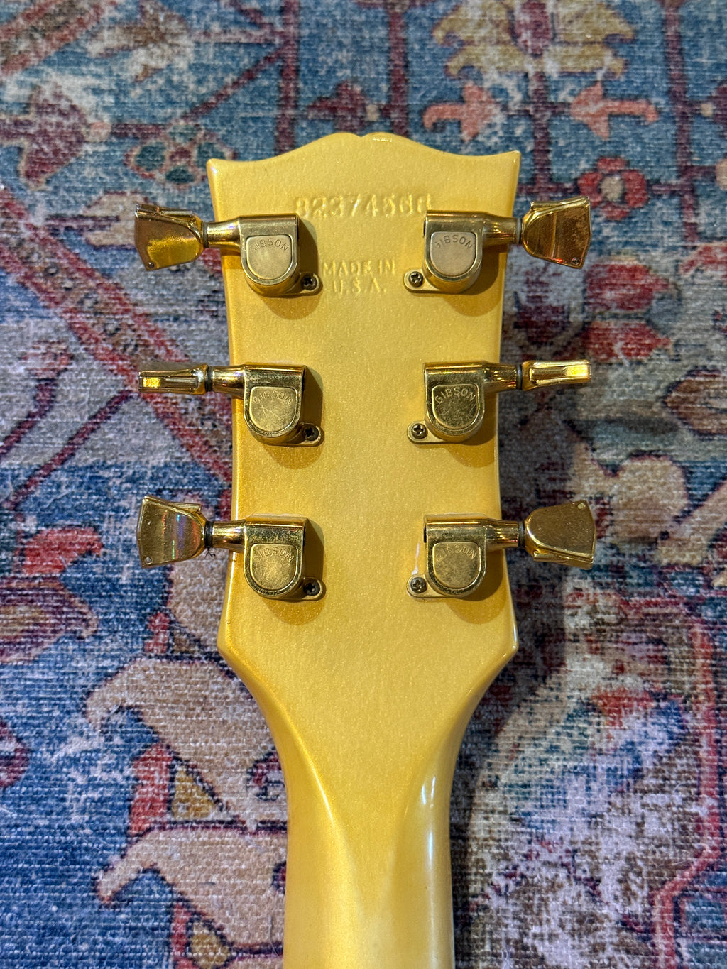 1984 Gibson Les Paul Custom with Kahler Tremolo - Metallic Pearl White