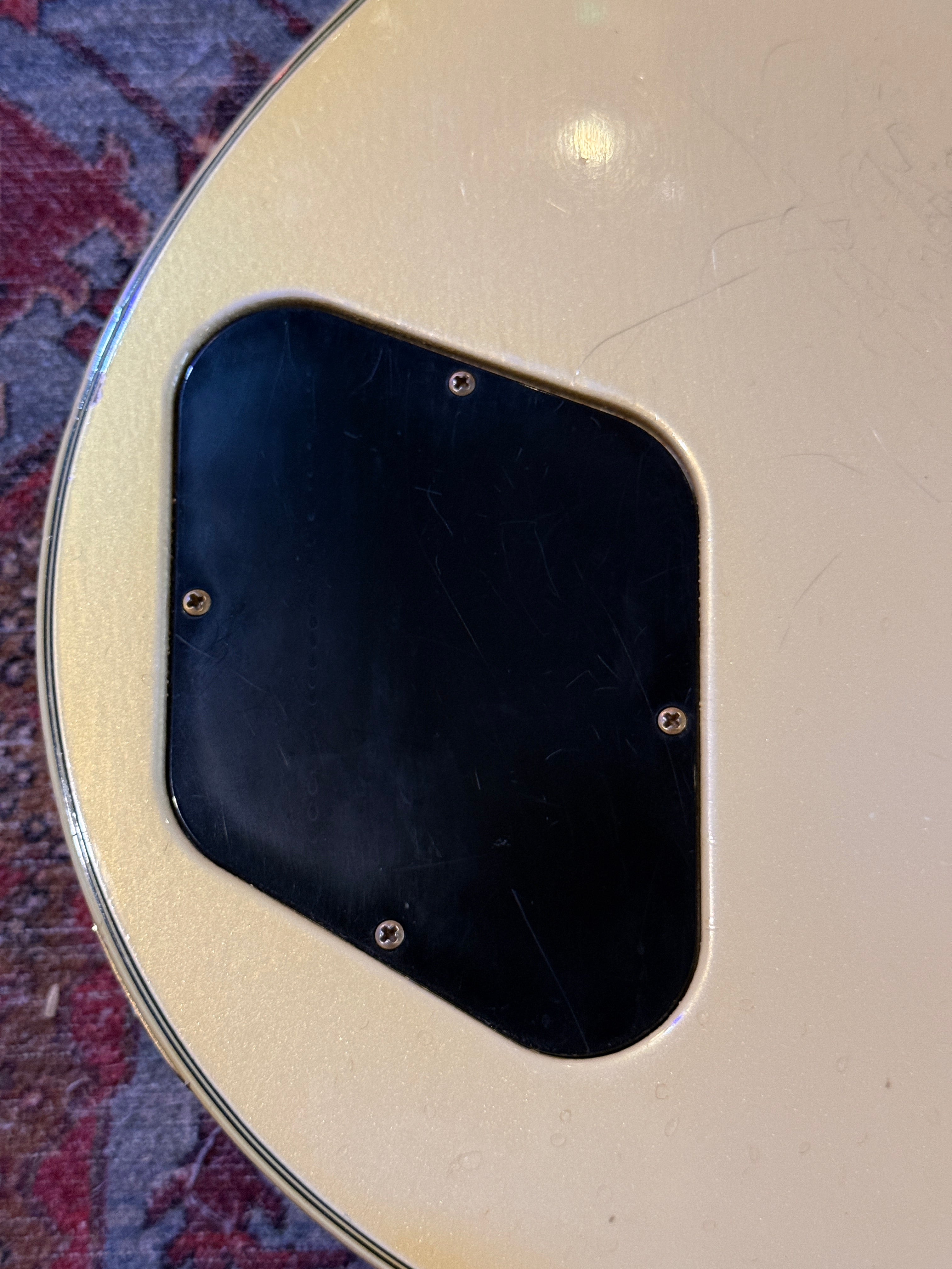 1984 Gibson Les Paul Custom with Kahler Tremolo - Metallic Pearl White