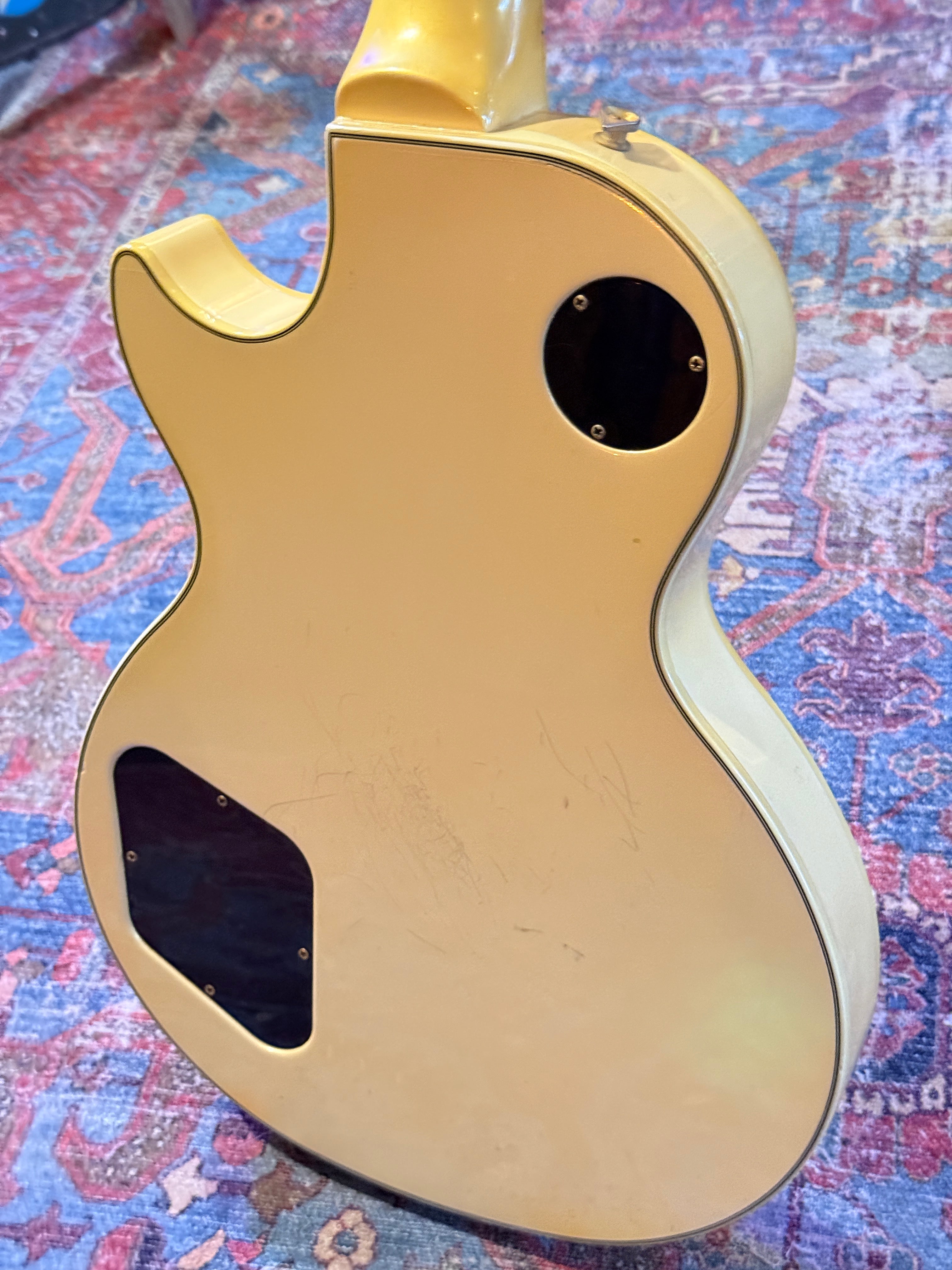 1984 Gibson Les Paul Custom with Kahler Tremolo - Metallic Pearl White