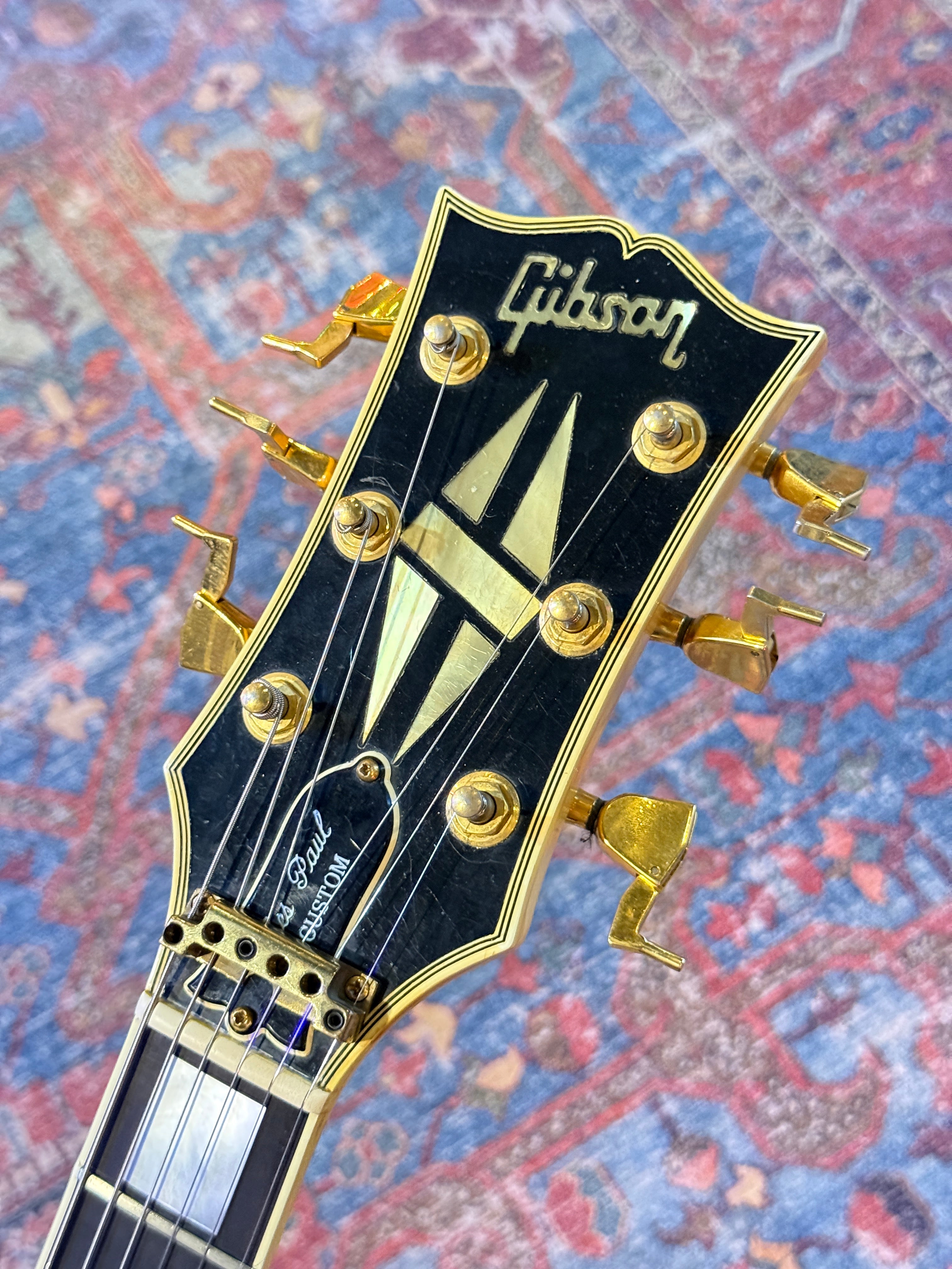 1984 Gibson Les Paul Custom with Kahler Tremolo - Metallic Pearl White