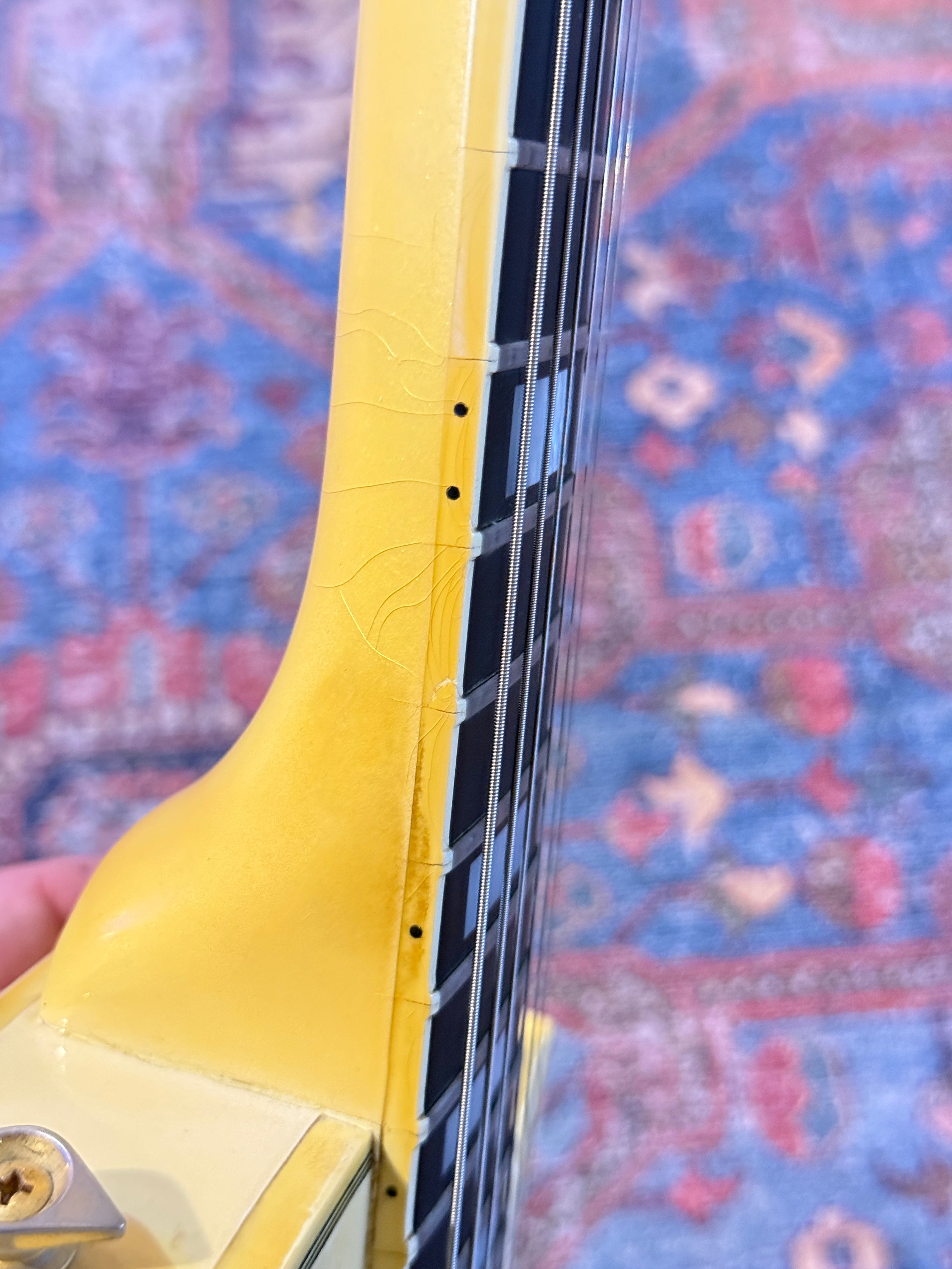 1984 Gibson Les Paul Custom with Kahler Tremolo - Metallic Pearl White