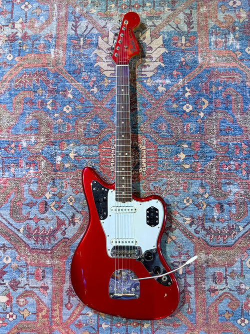 1966 Fender Jaguar - Candy Apple Red w/ Matching Headstock