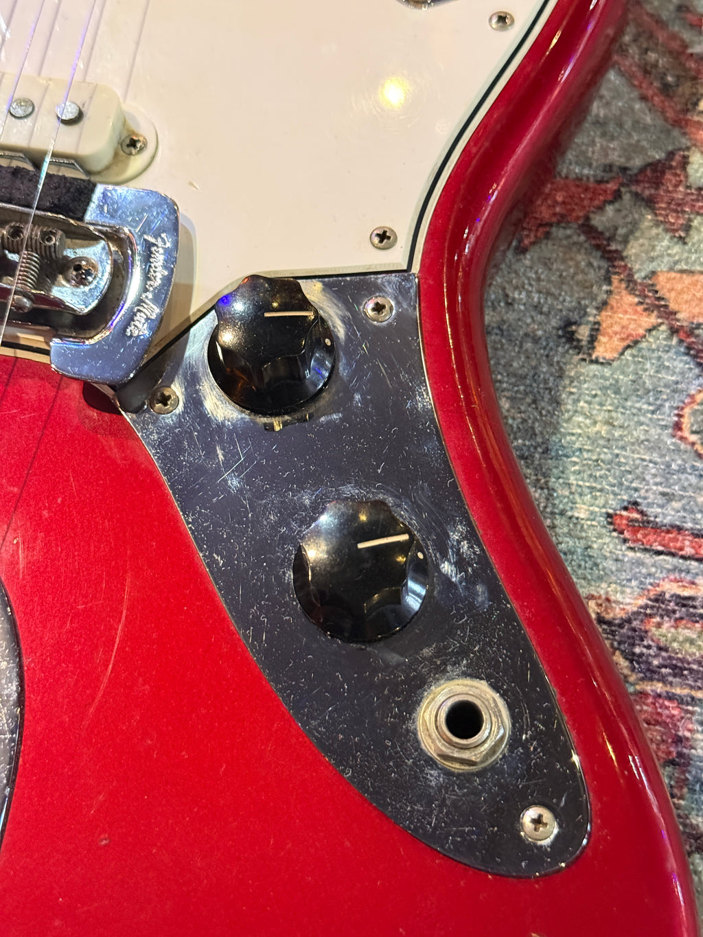 1966 Fender Jaguar - Candy Apple Red w/ Matching Headstock