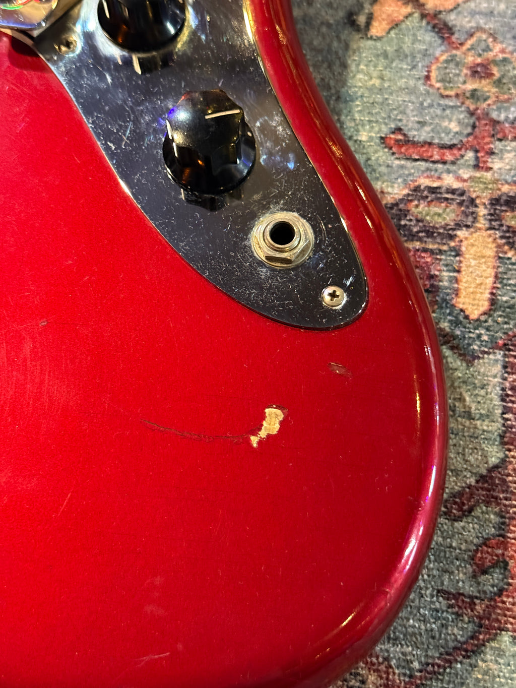 1966 Fender Jaguar - Candy Apple Red w/ Matching Headstock