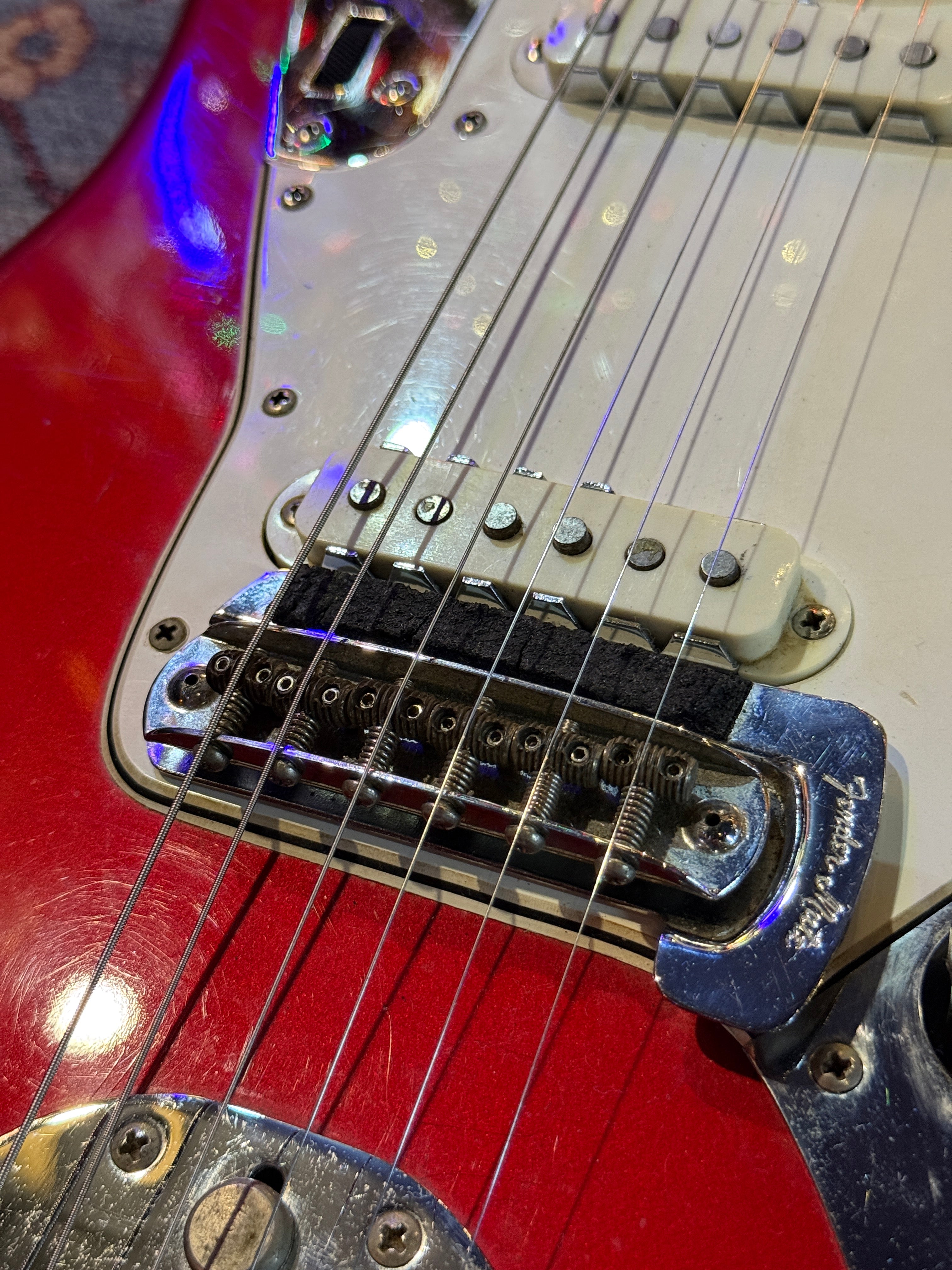 1966 Fender Jaguar - Candy Apple Red w/ Matching Headstock