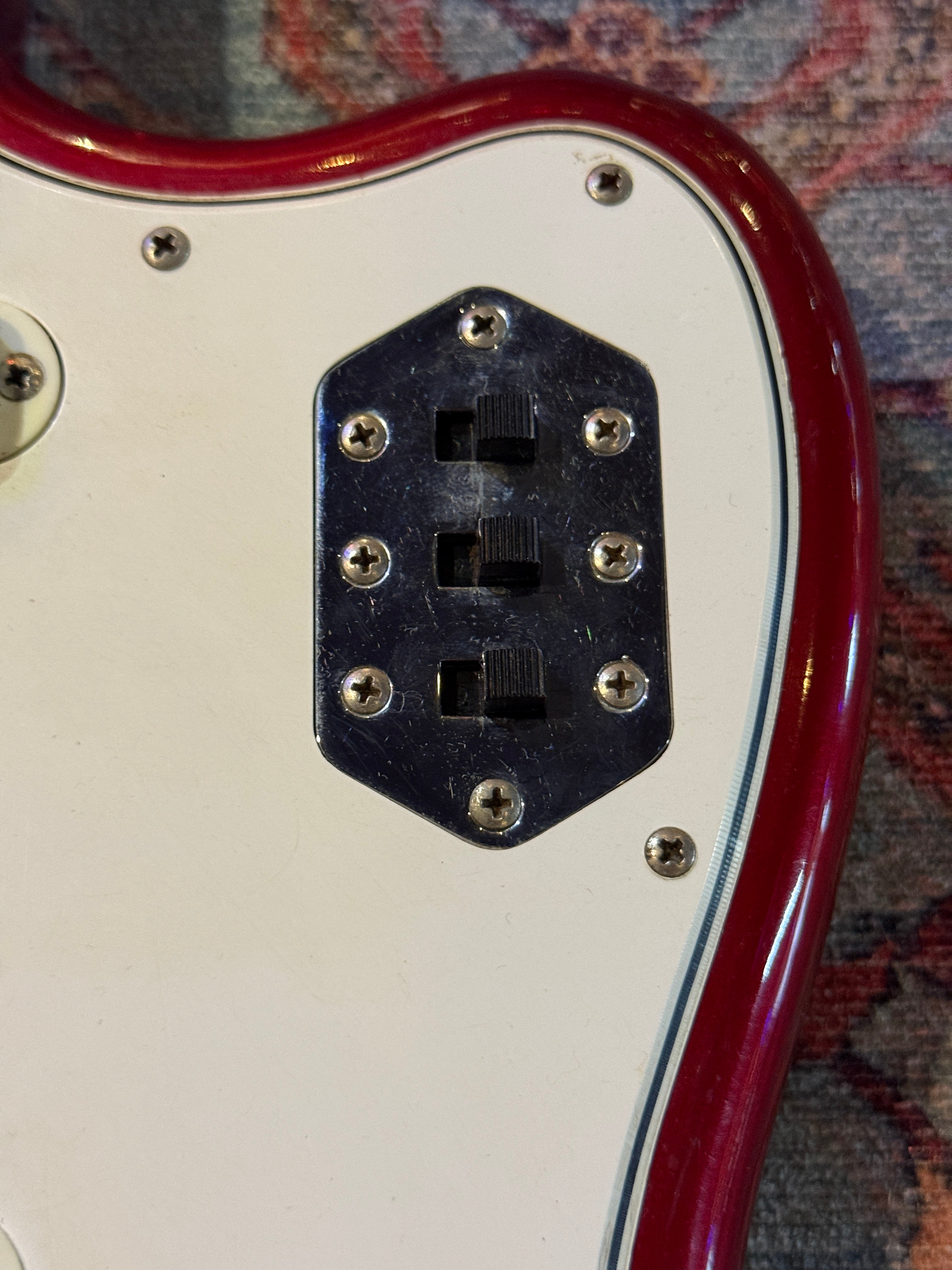 1966 Fender Jaguar - Candy Apple Red w/ Matching Headstock