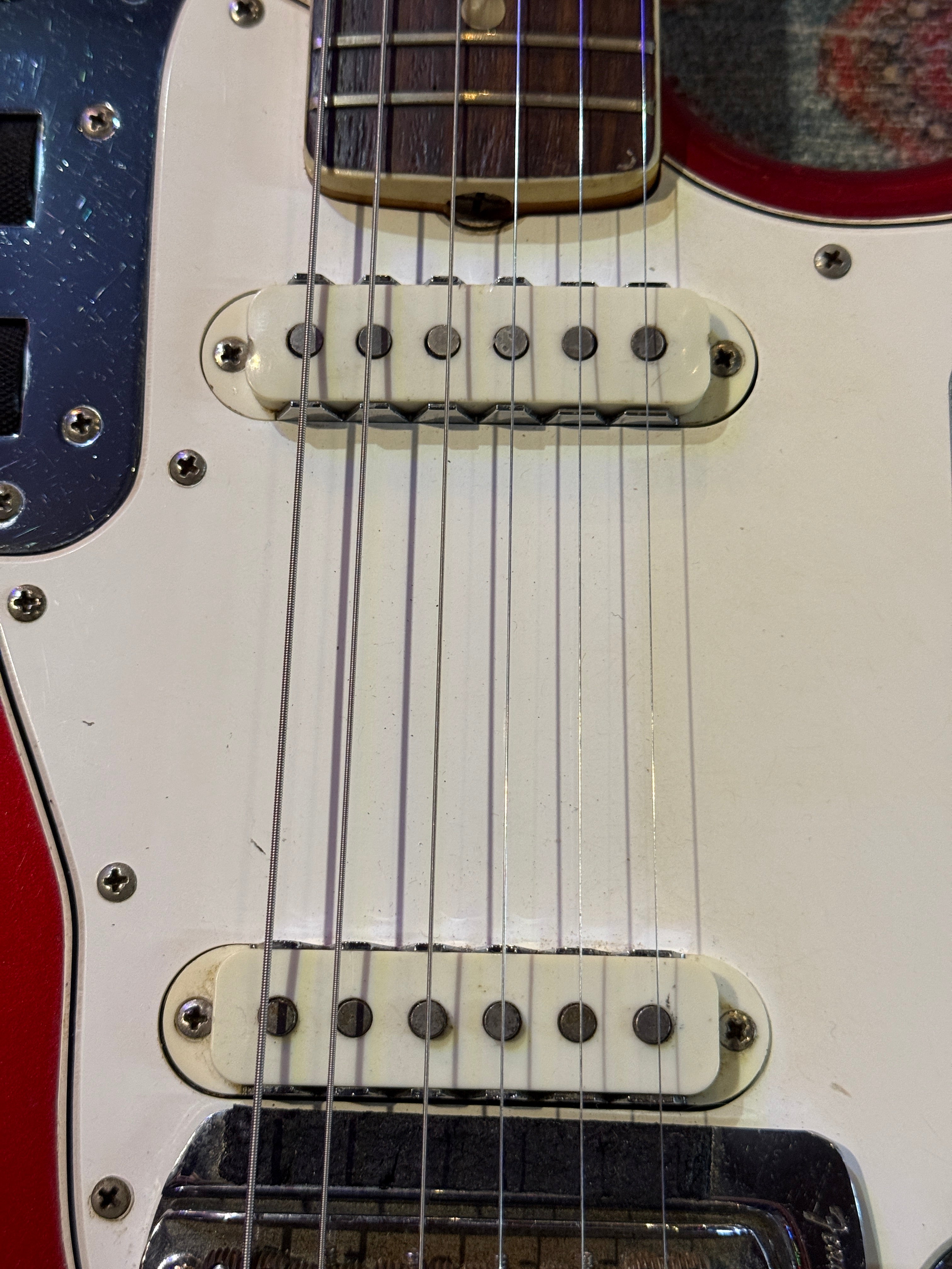 1966 Fender Jaguar - Candy Apple Red w/ Matching Headstock