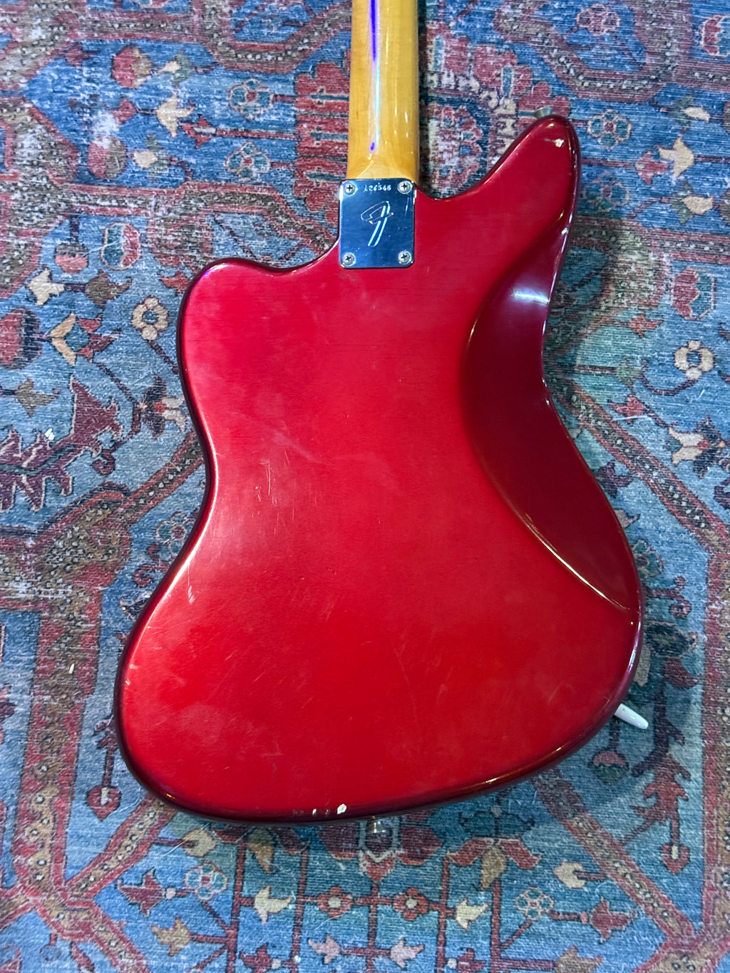 1966 Fender Jaguar - Candy Apple Red w/ Matching Headstock