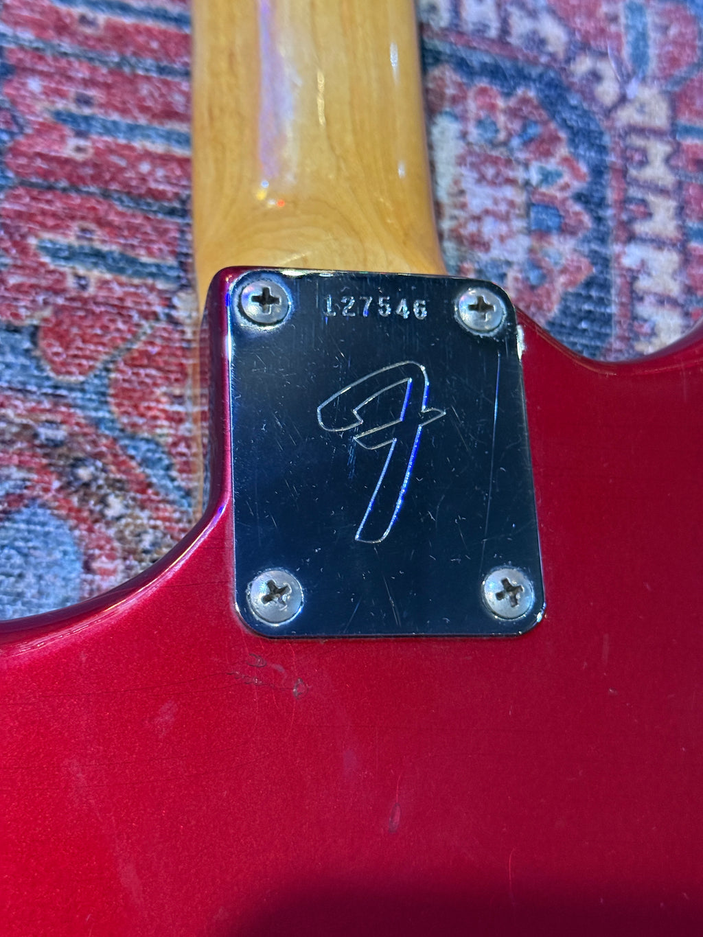 1966 Fender Jaguar - Candy Apple Red w/ Matching Headstock