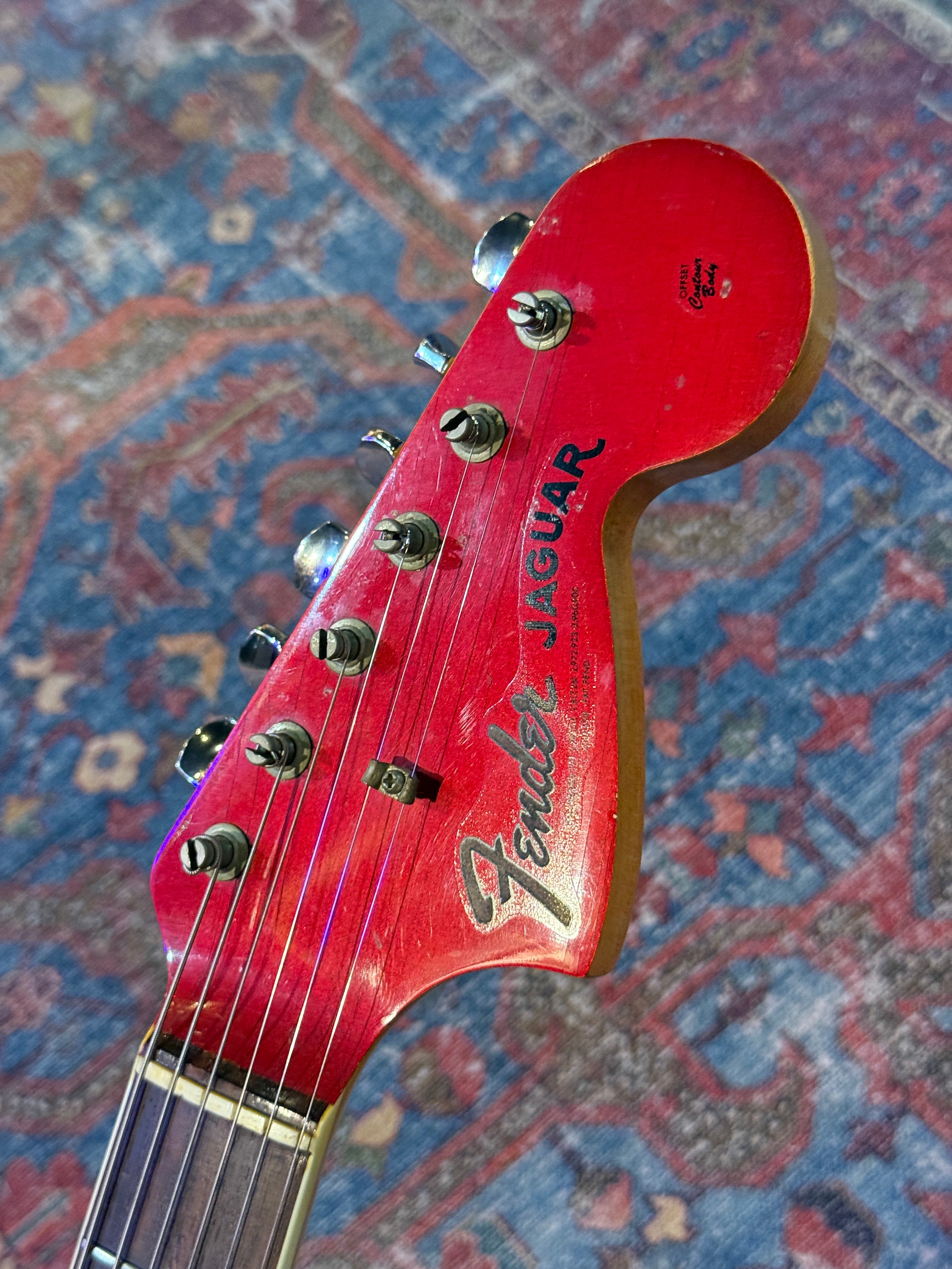 1966 Fender Jaguar - Candy Apple Red w/ Matching Headstock