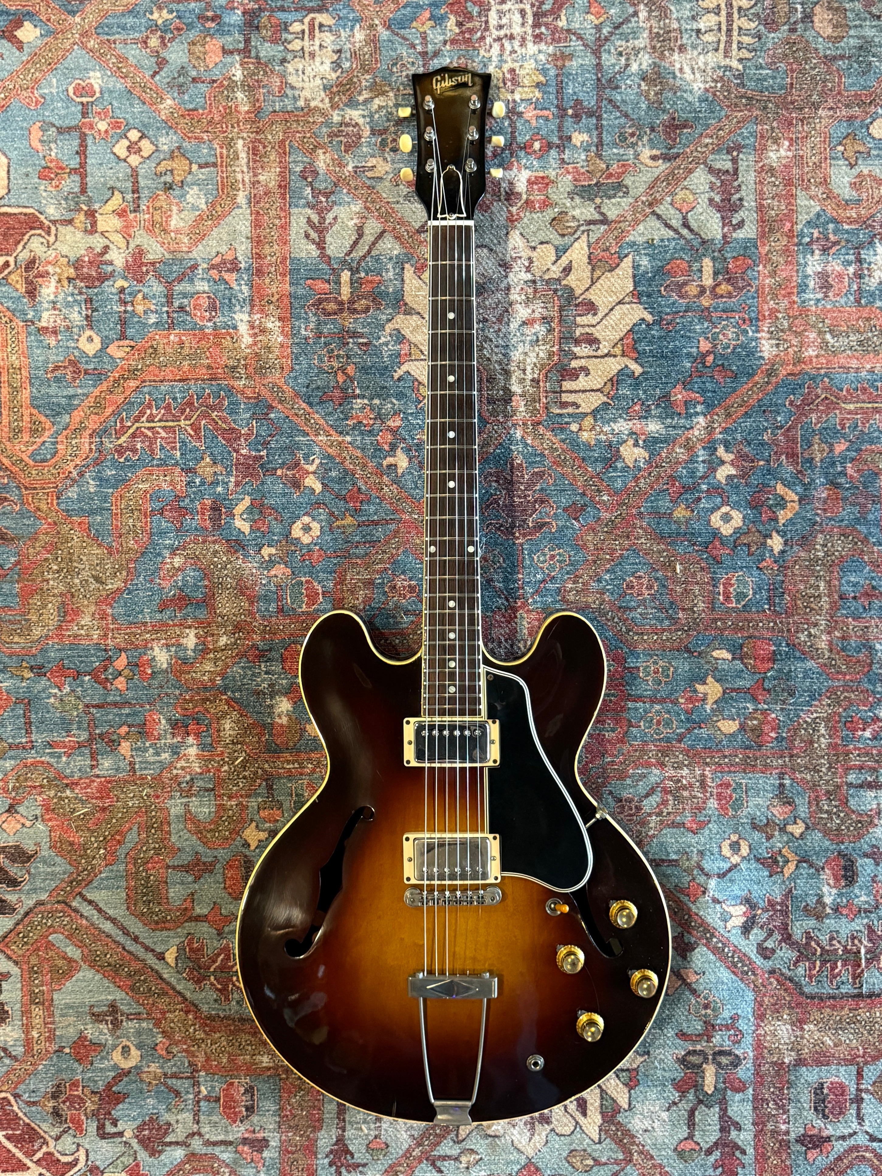 1960 Gibson ES-330 routed for humbuckers with a sunburst refinish