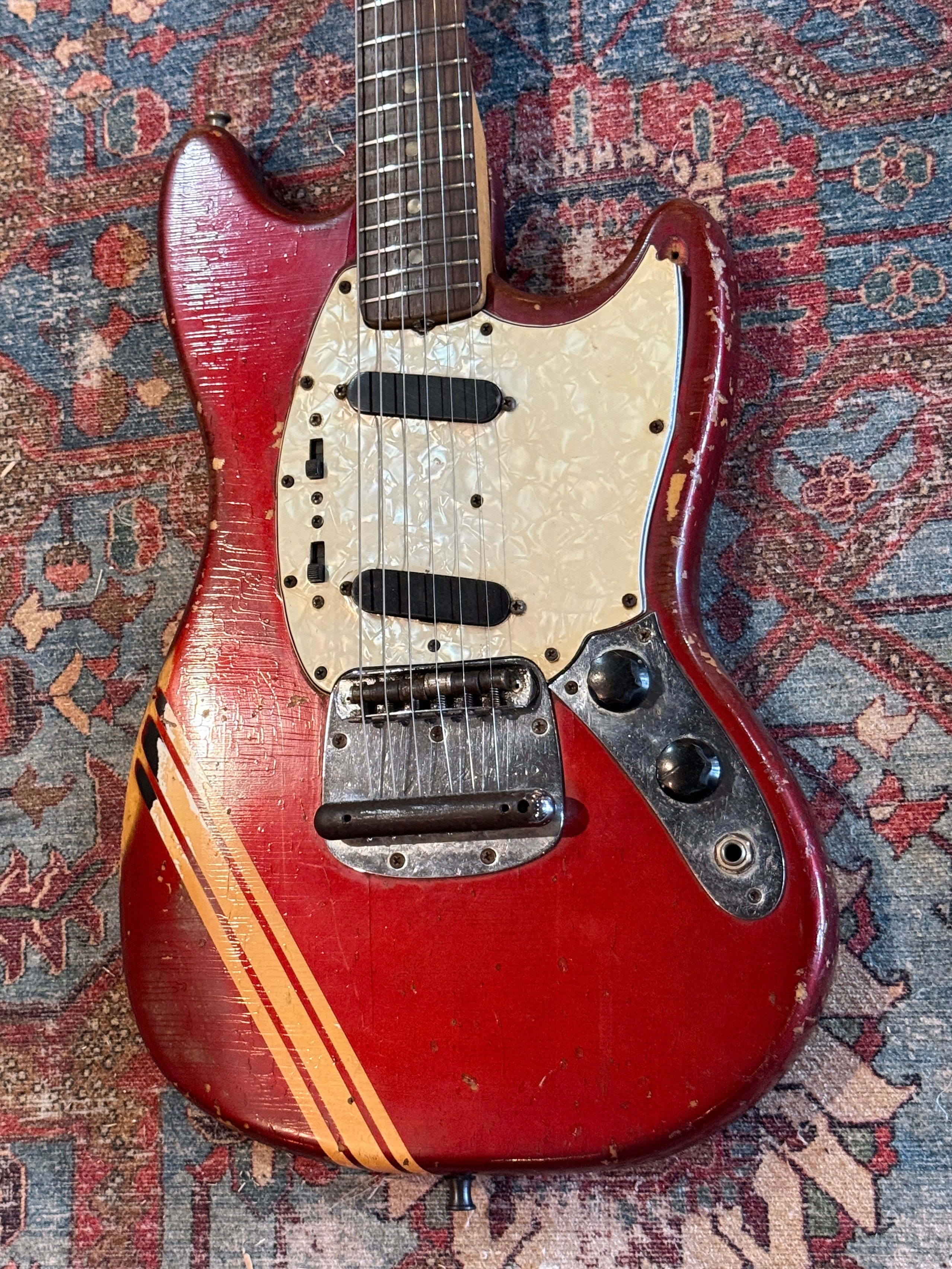1972 Fender Mustang - Competition Red