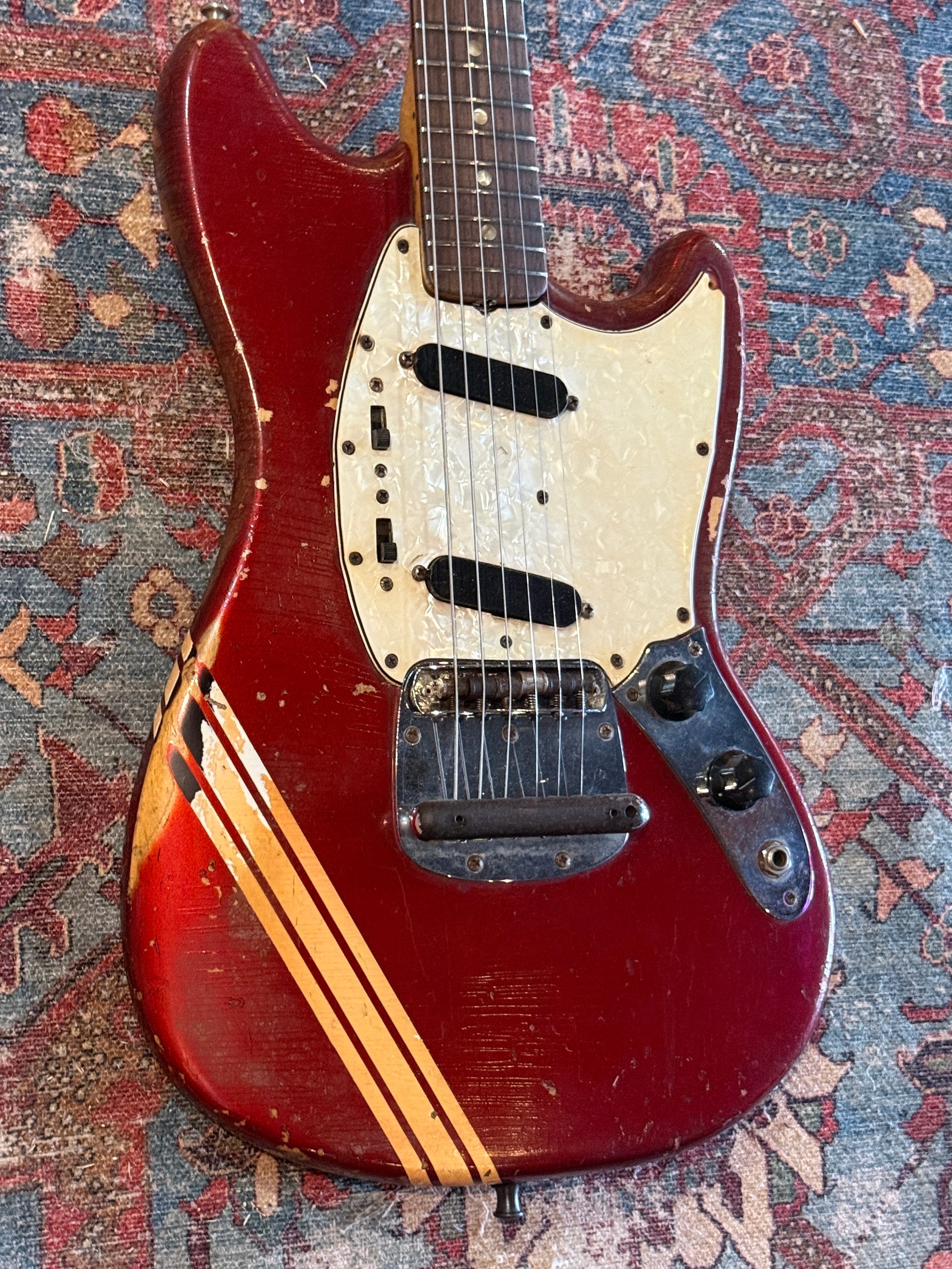 1972 Fender Mustang - Competition Red