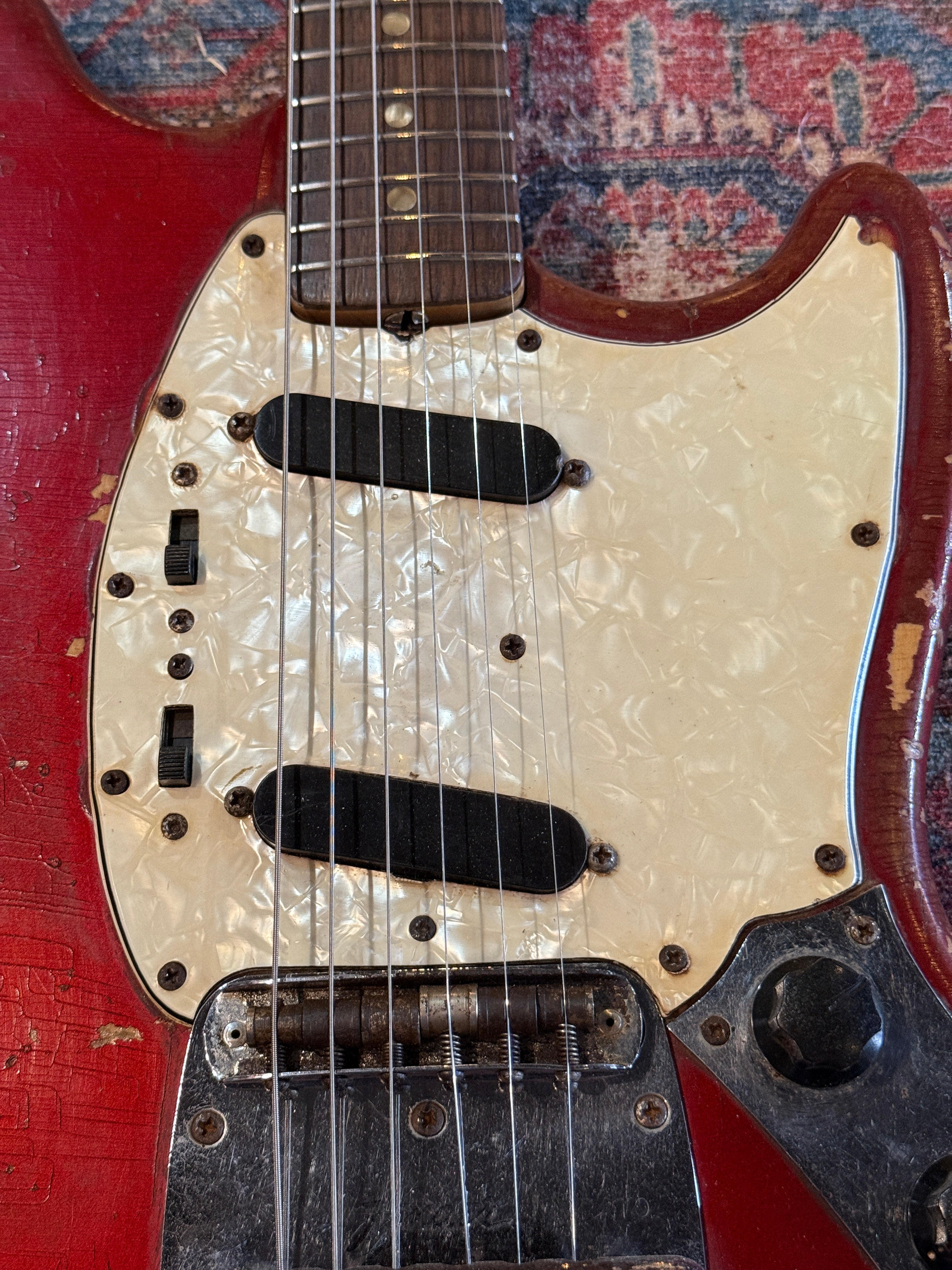 1972 Fender Mustang - Competition Red
